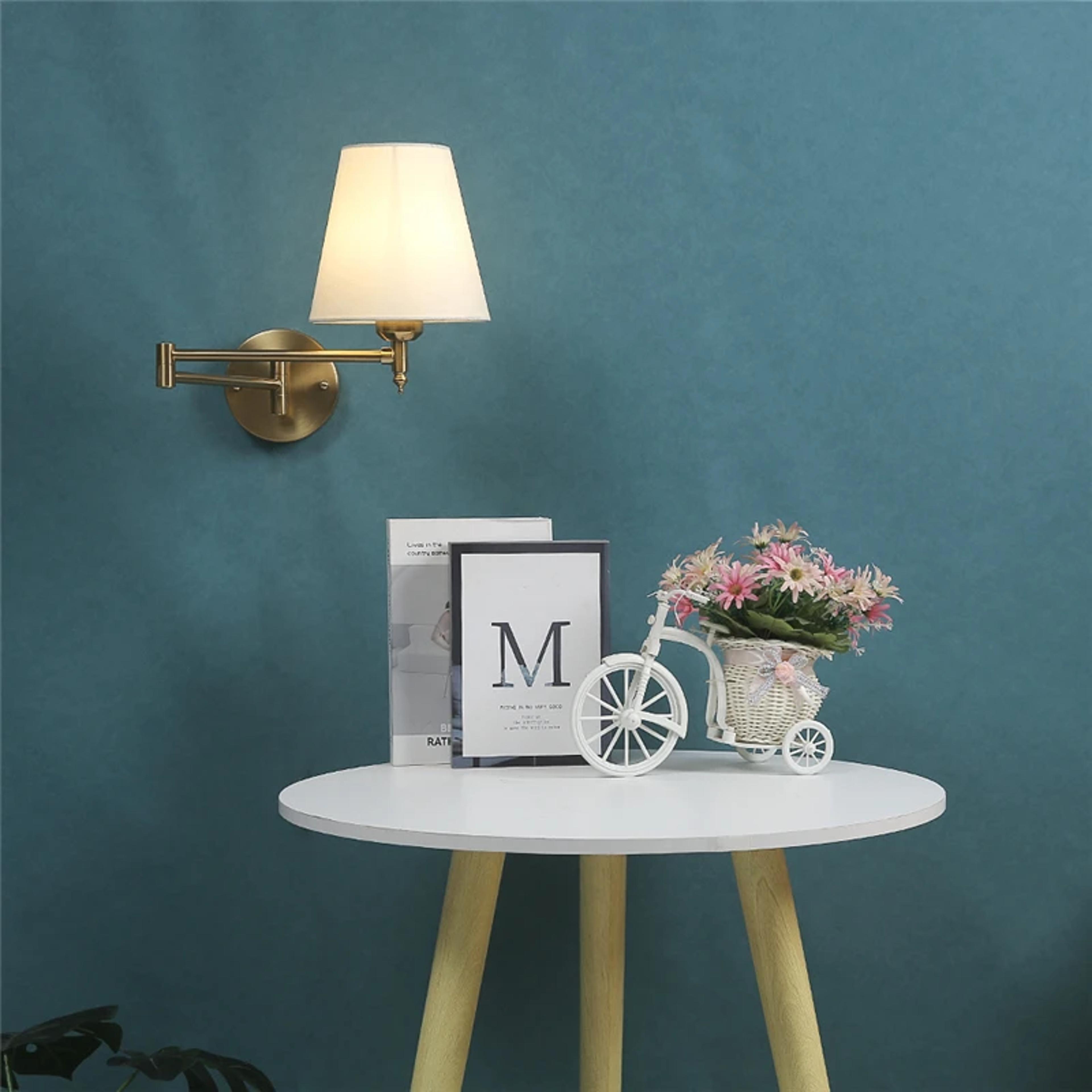 Nordic Adjustable Wall Lamp LED Swing Arm Modern Bedside Light 1