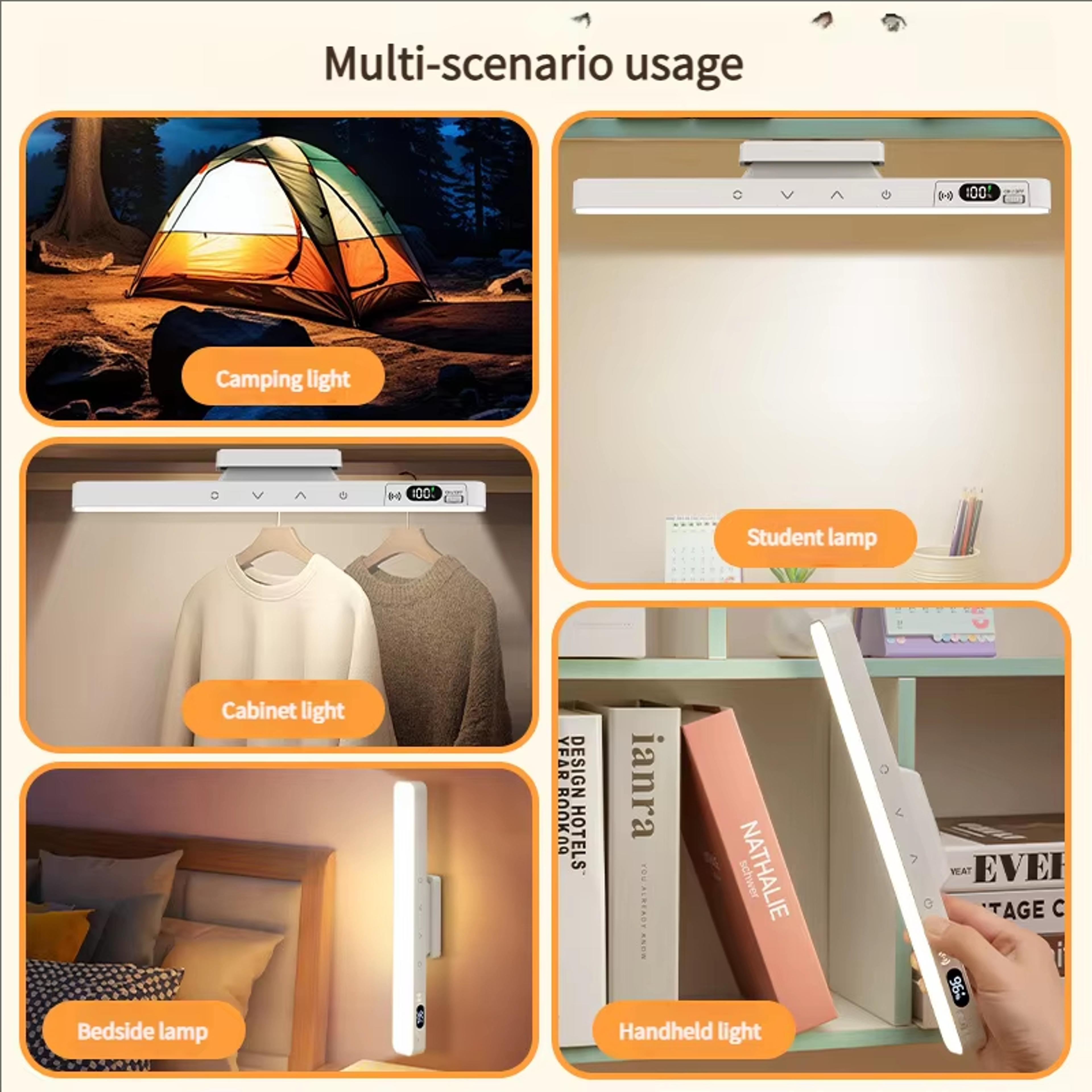 Rechargeable LED Touch Table Lamp With Magnetic Desk Light And Remote Control 4