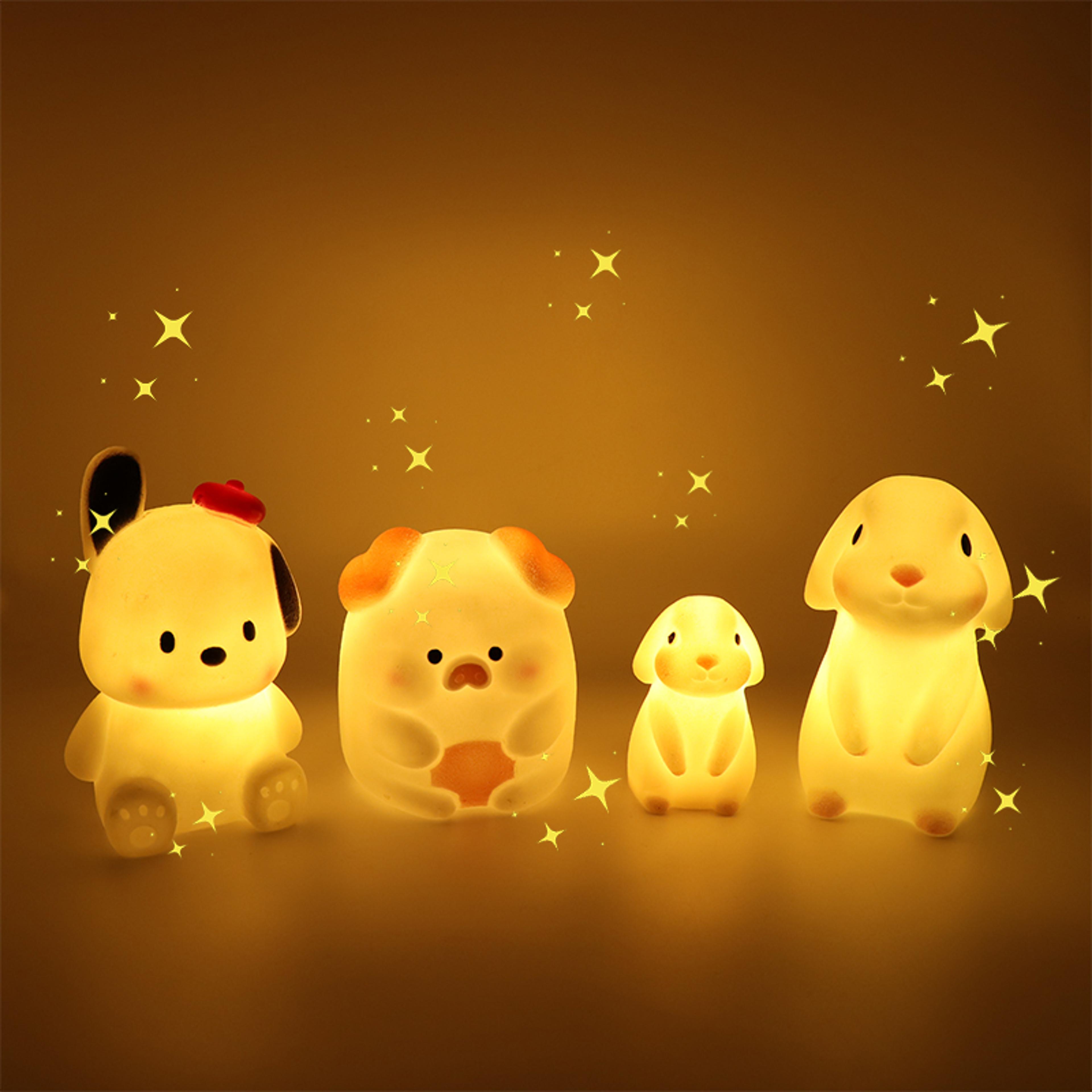 cute animal silicone night light for kids room decor and cozy bedroom gift