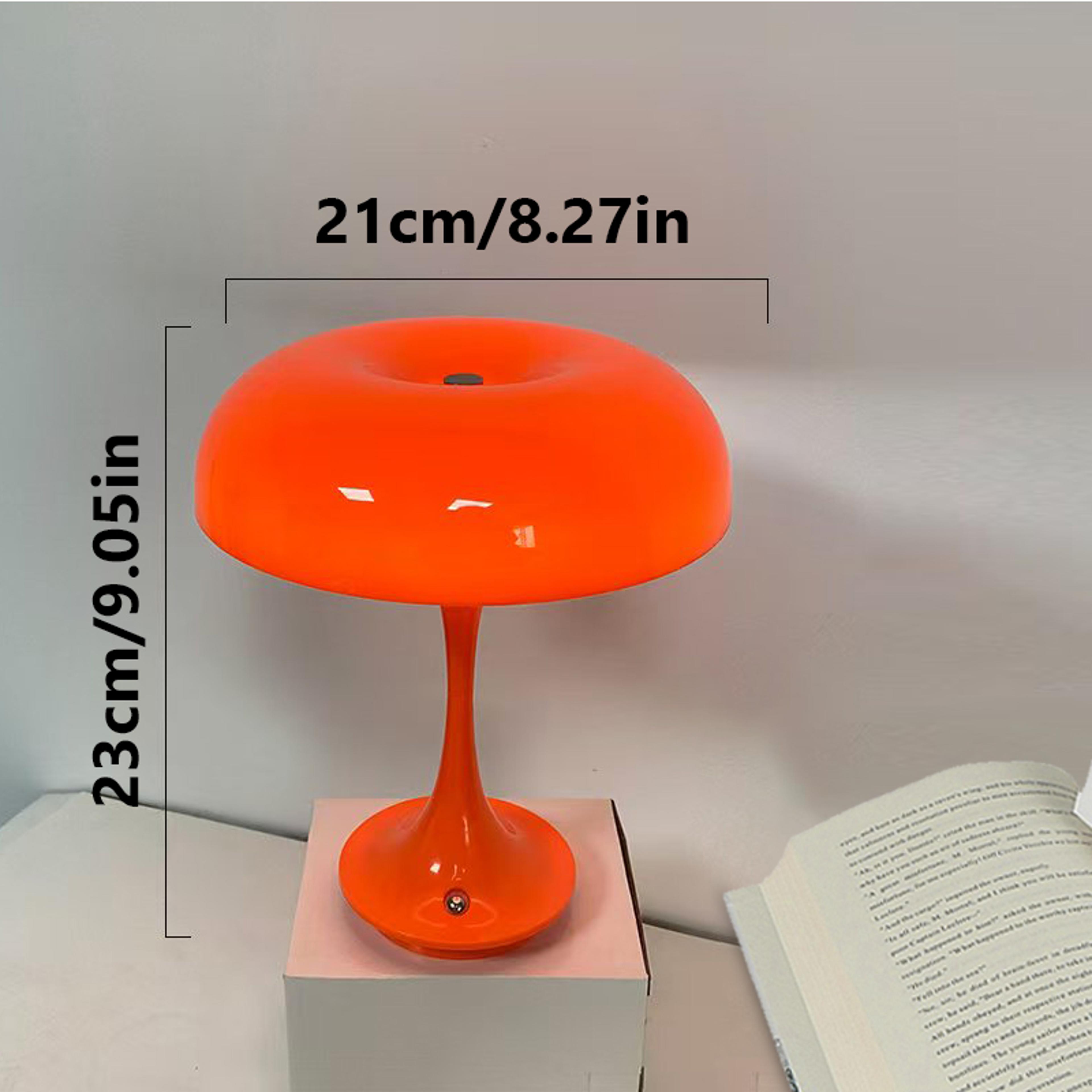 Mushroom Table Lamp Rechargeable LED Night Light With Touch Control And Color Dimming White 4