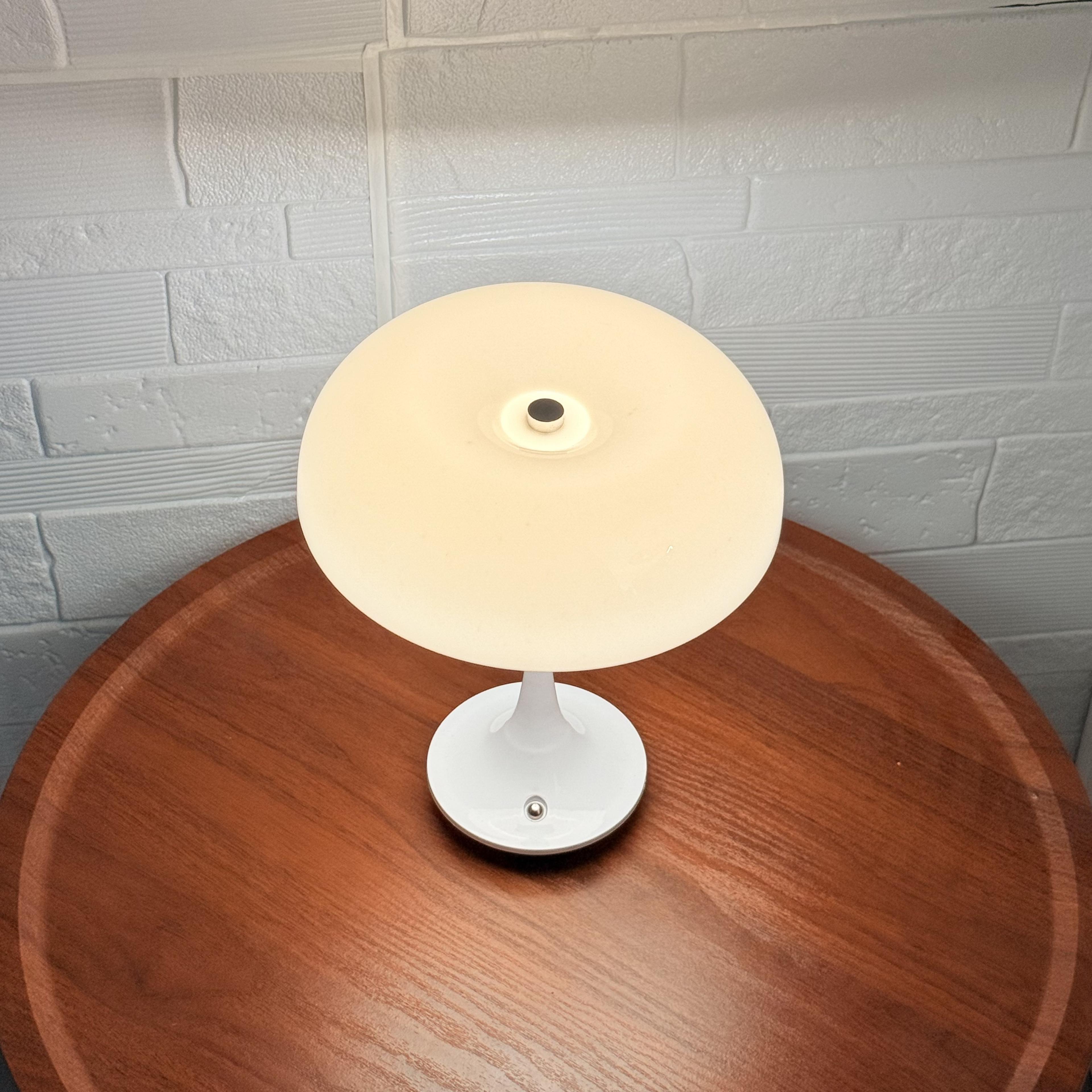 Mushroom Table Lamp Rechargeable LED Night Light With Touch Control And Color Dimming White 6