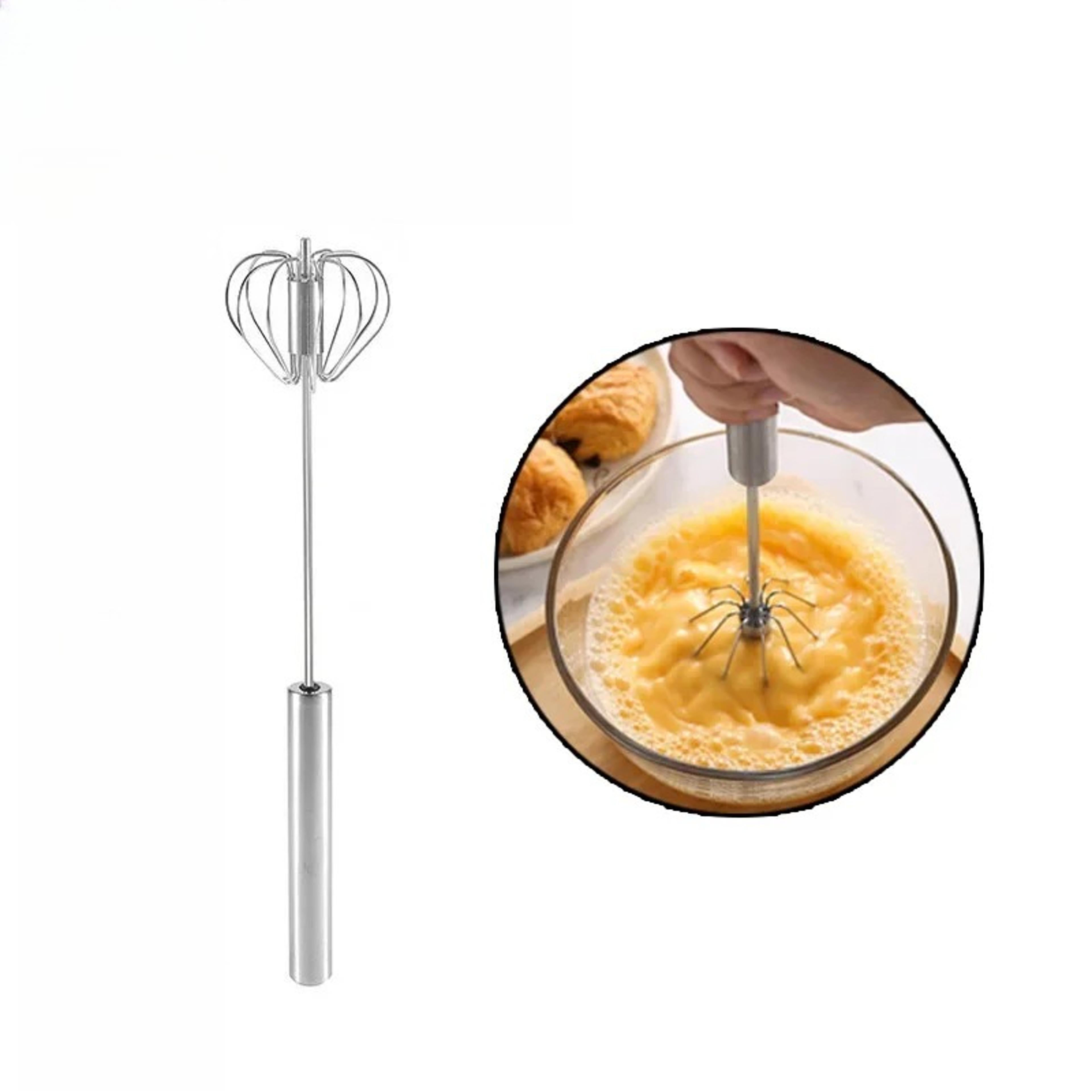 Semi Automatic Manual Egg Beater Handheld Whisk Kitchen Baking Tool For Cream And Cake Mixing 8