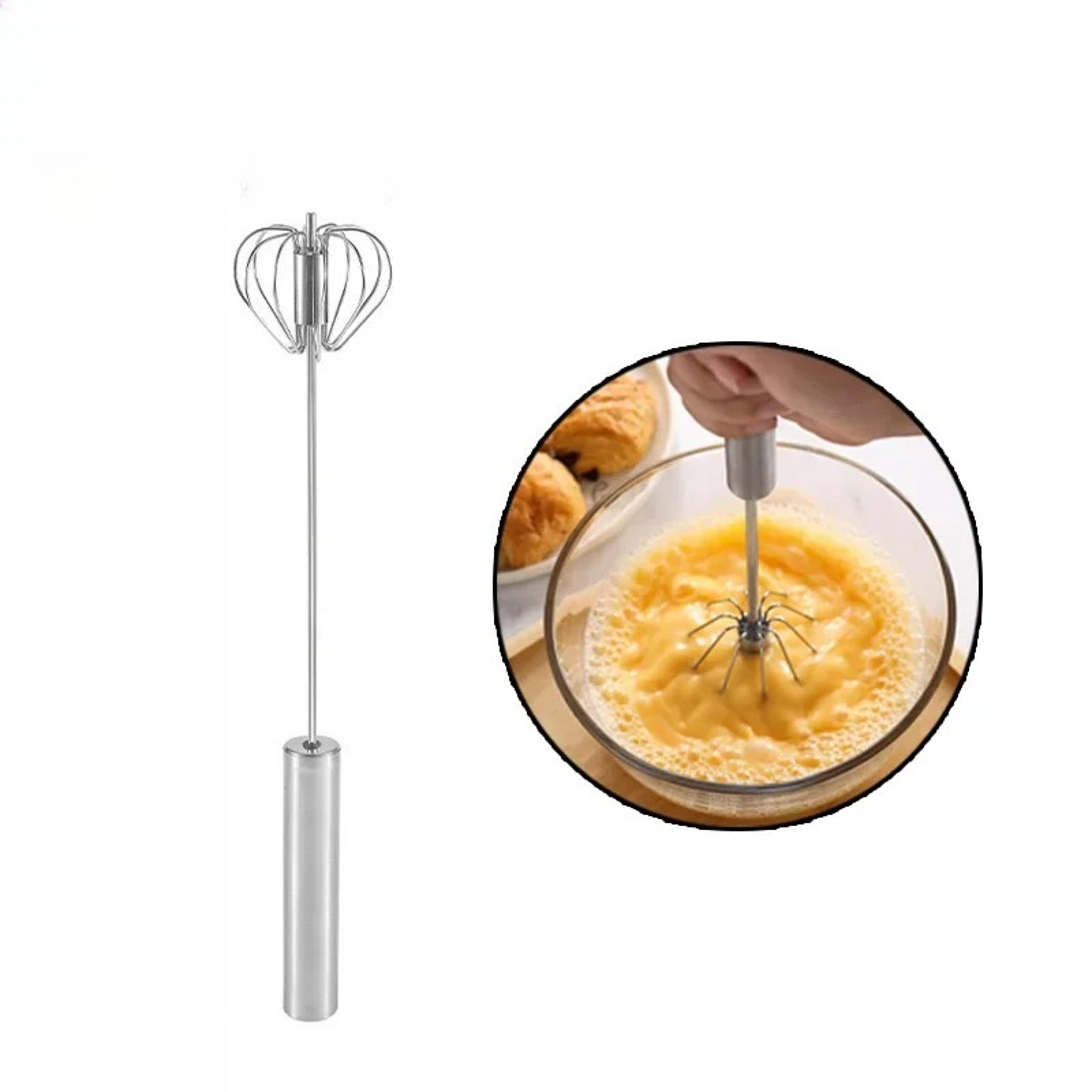Semi Automatic Manual Egg Beater Handheld Whisk Kitchen Baking Tool For Cream And Cake Mixing 7