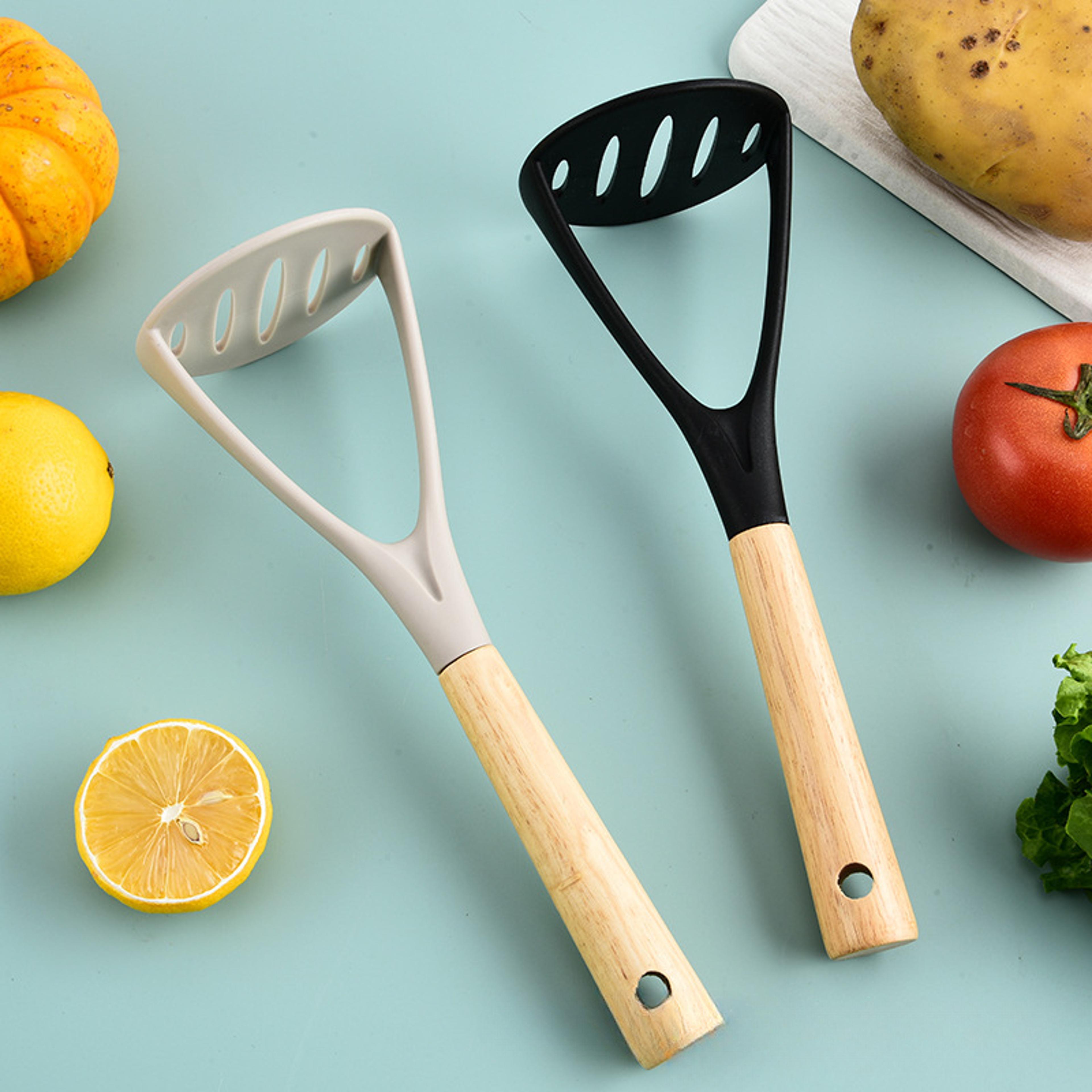 Silicone Potato Ricer Garlic Press Vegetable Masher Kitchen Tool 0