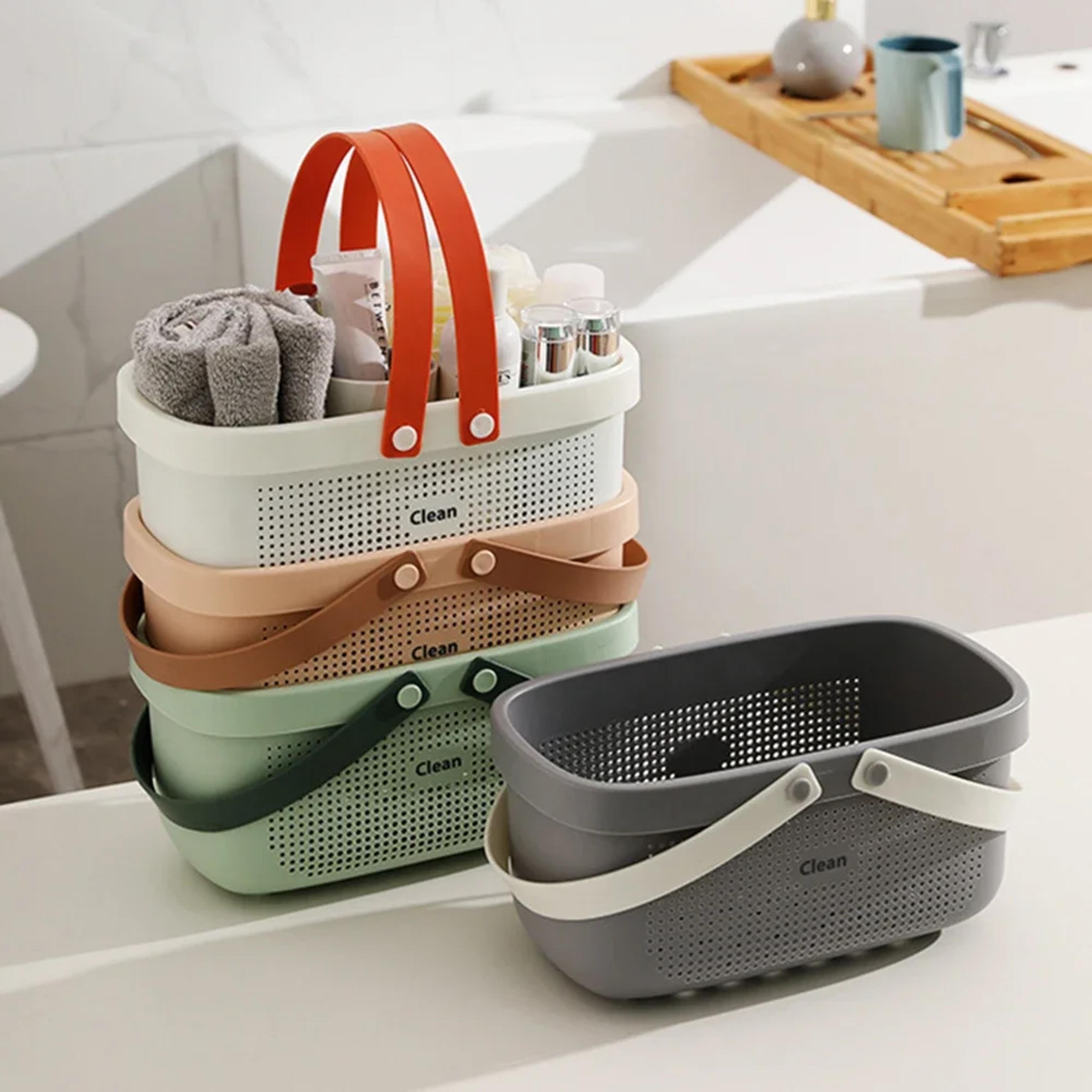 Portable Shower Caddy Mesh Basket Quick Dry Bathroom Organizer Tote 0