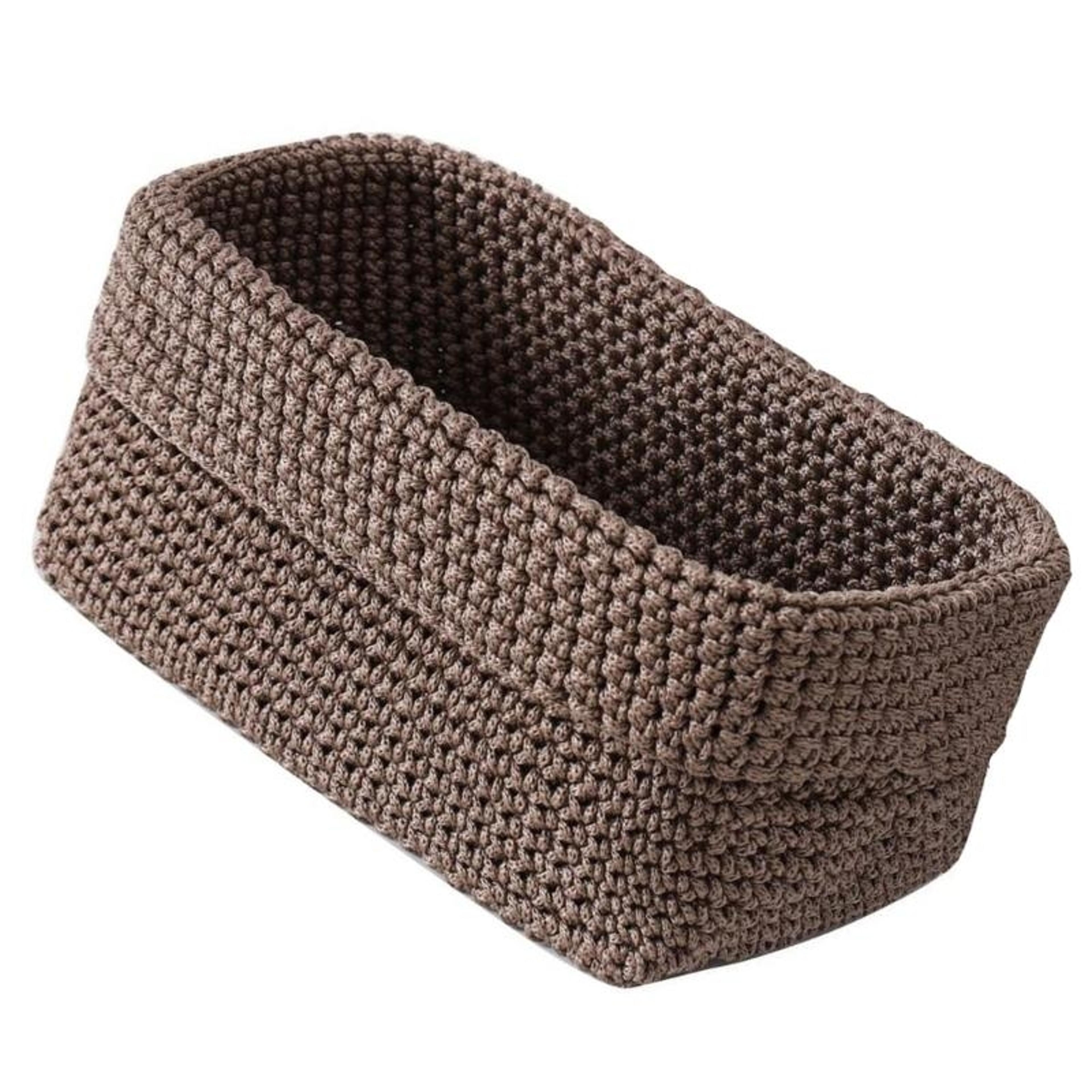 Woven Storage Basket Bins Decorative Shelf Organizer Baskets For Home Organization 2
