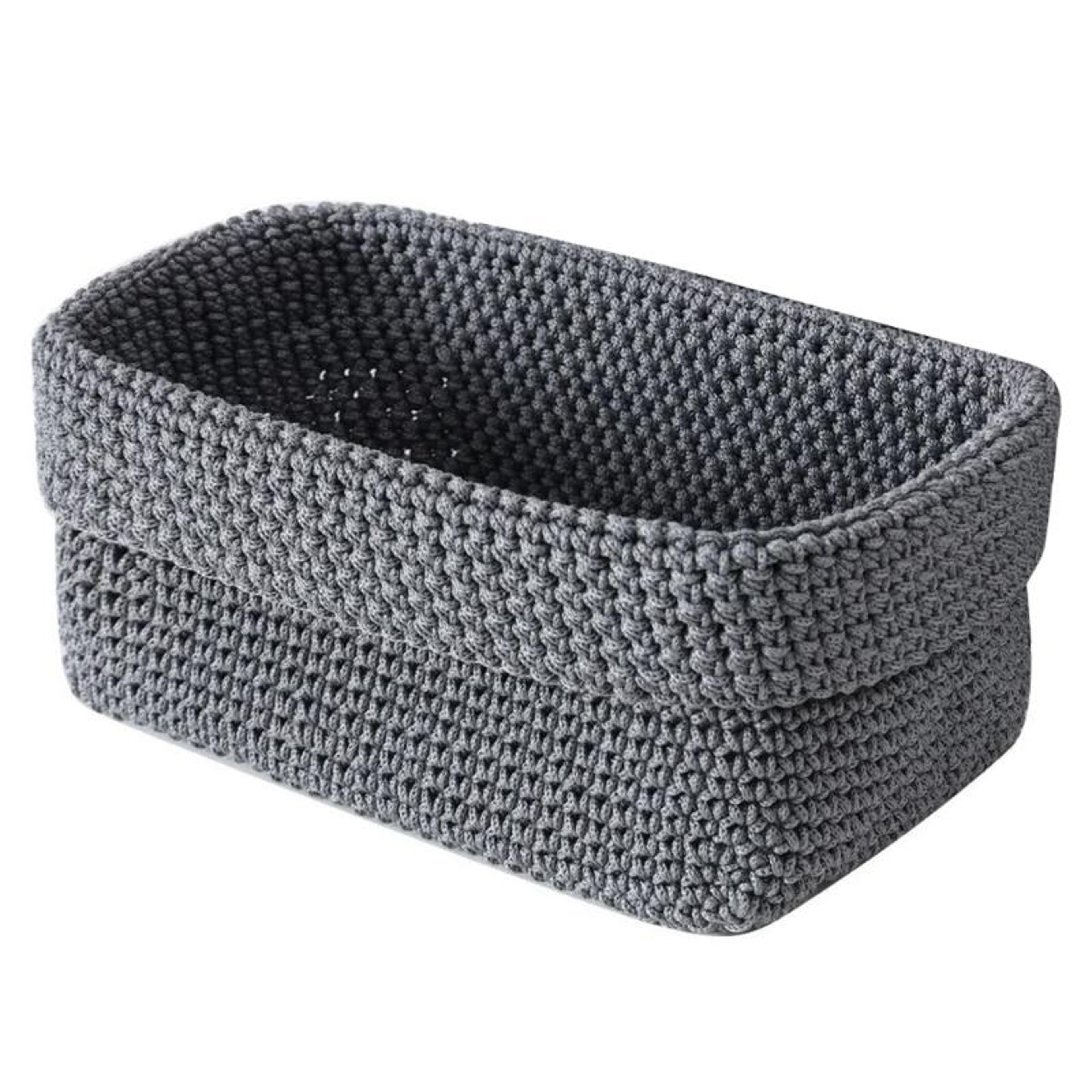 Woven Storage Basket Bins Decorative Shelf Organizer Baskets For Home Organization 3