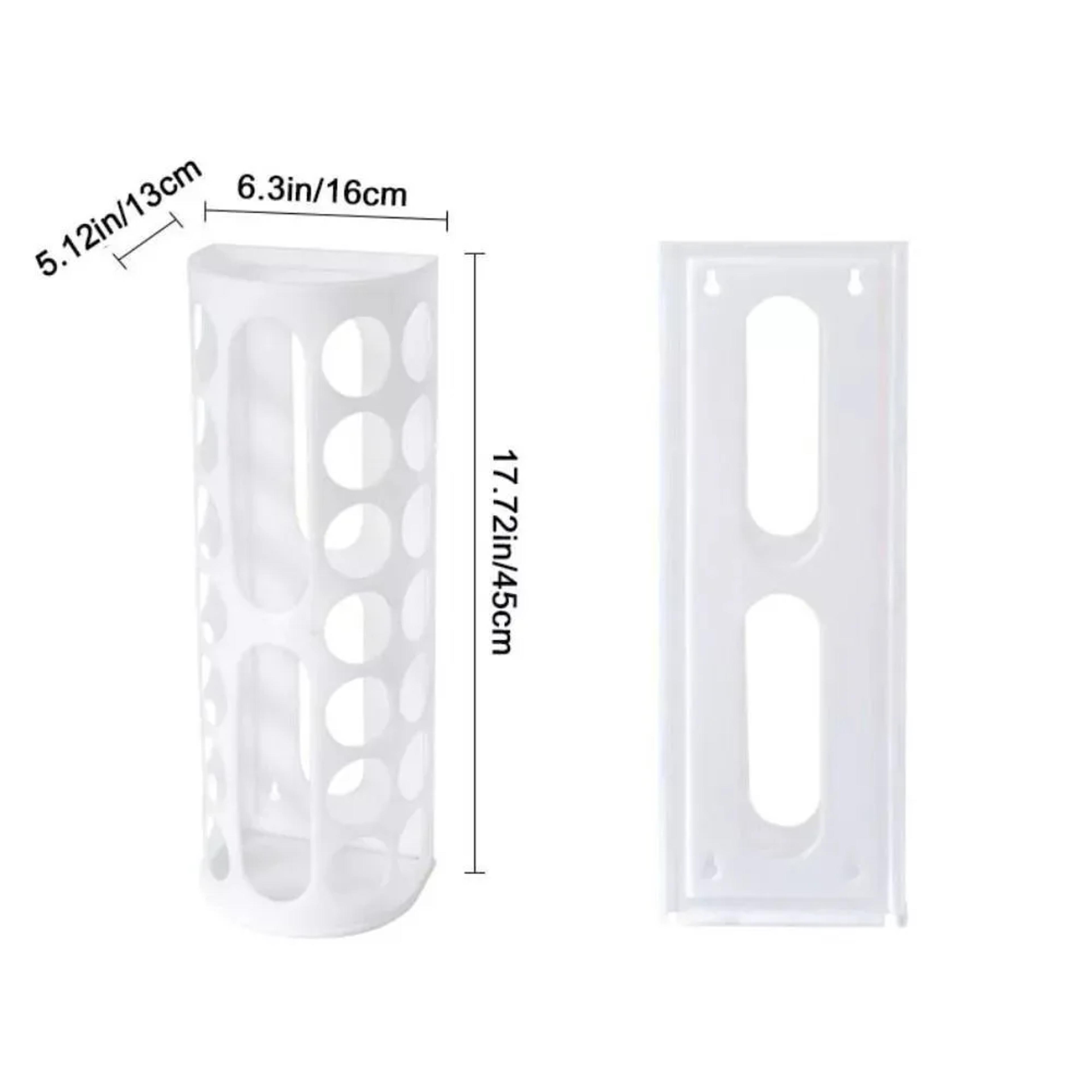 Wall Mounted Garbage Bag Holder Foldable Kitchen Storage Organizer 4