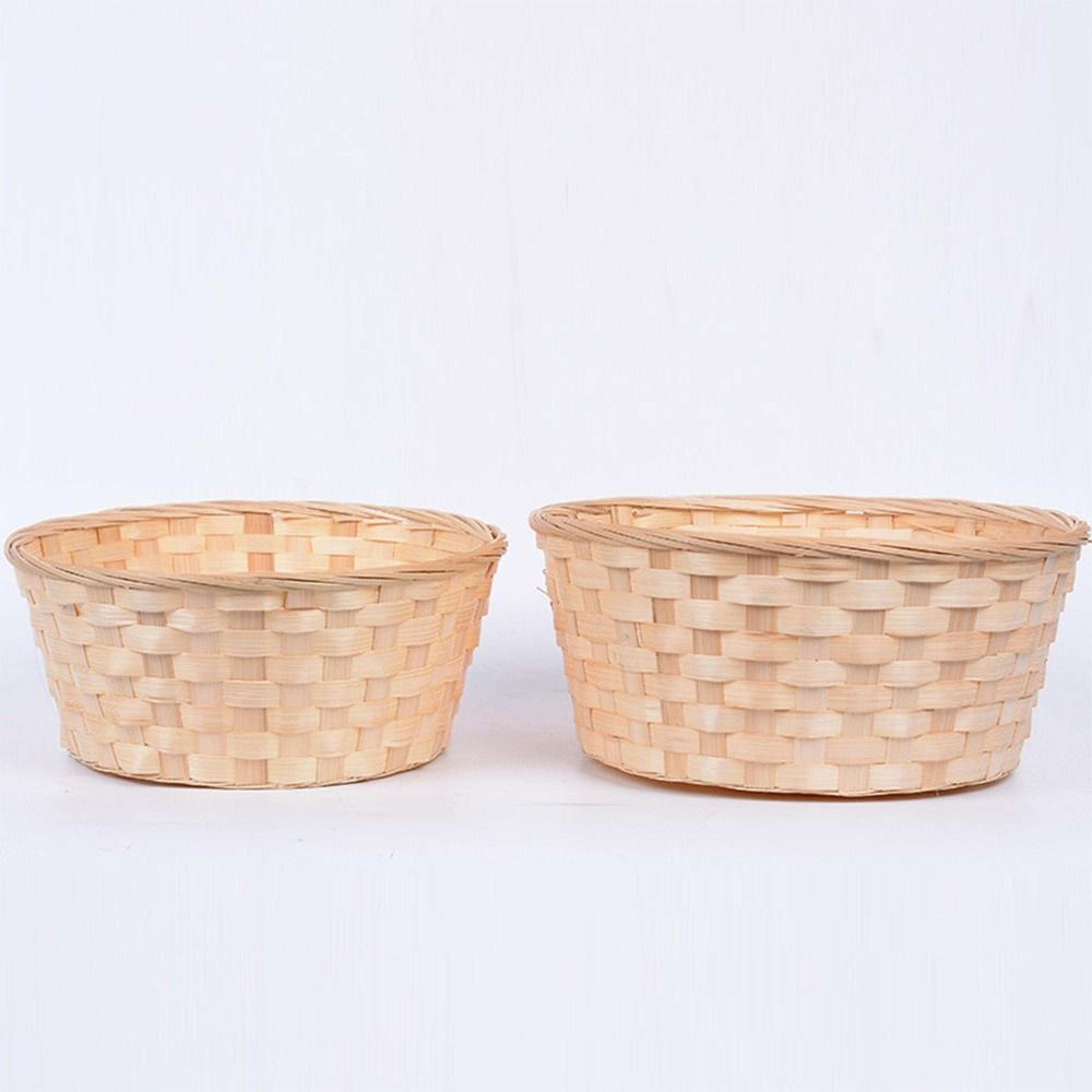 Handwoven Rattan Storage Basket For Fruit Bread And Home Decor 2