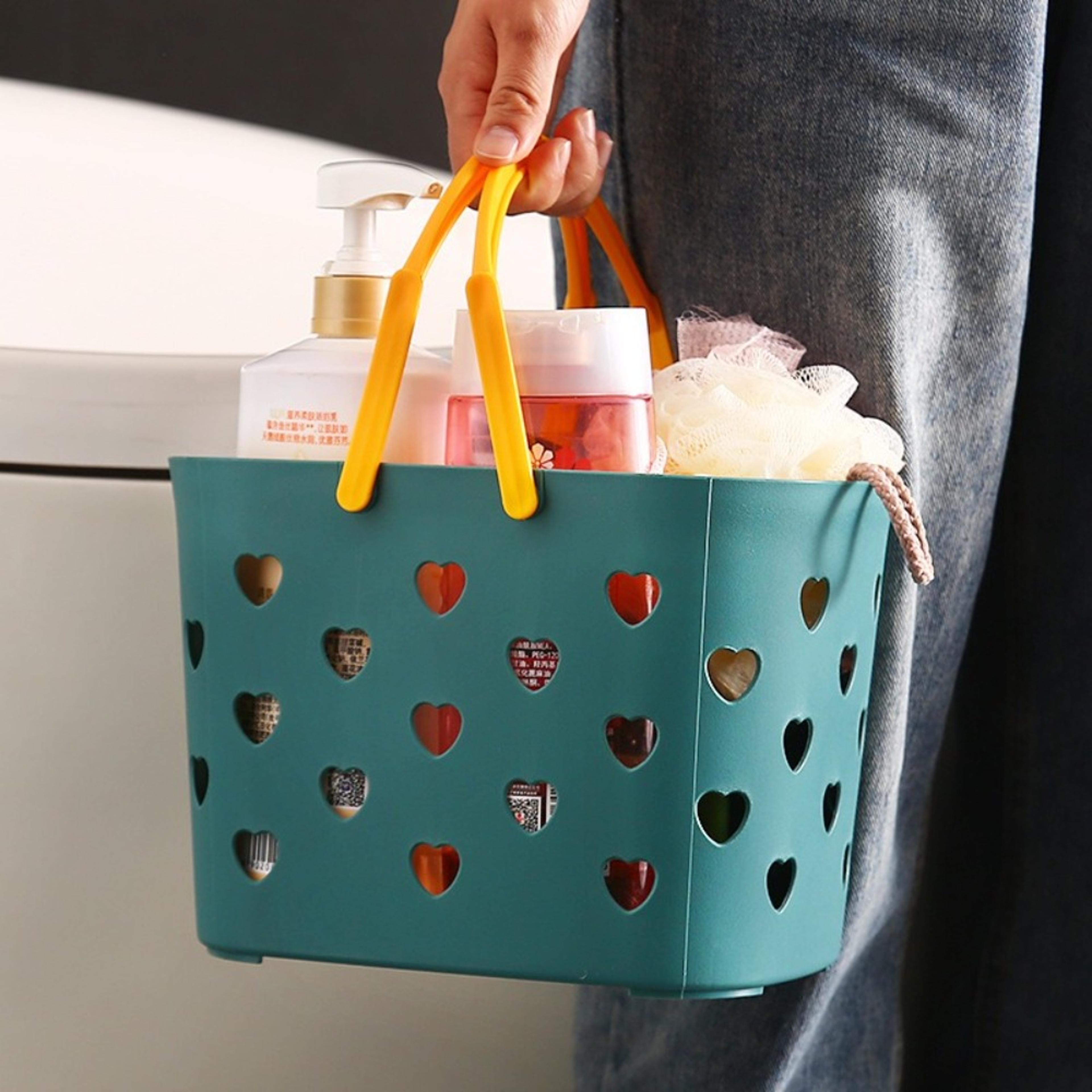 Large Capacity Portable Shower Caddy Basket With Handles Bathroom Organizer 1