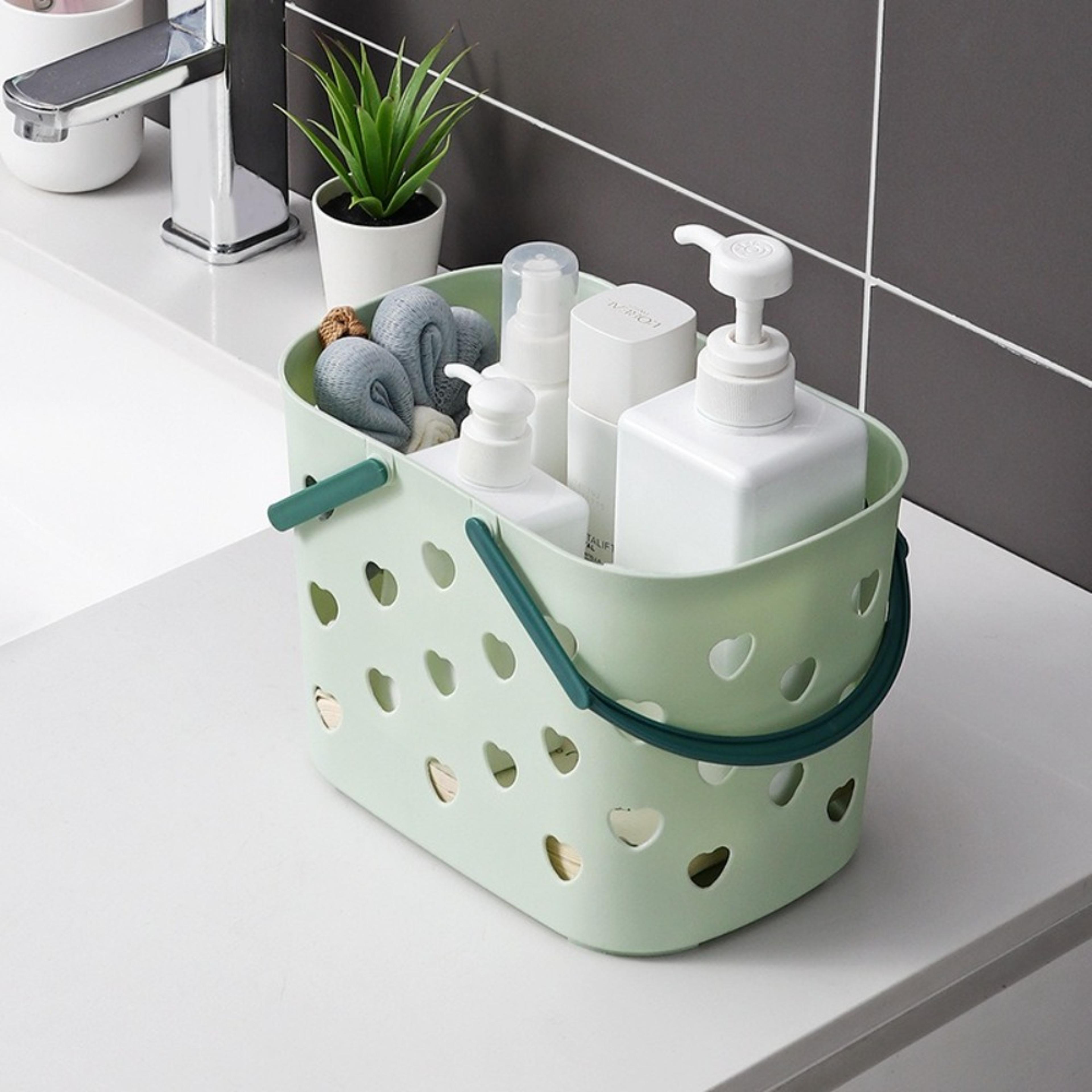 Large Capacity Portable Shower Caddy Basket With Handles Bathroom Organizer 3