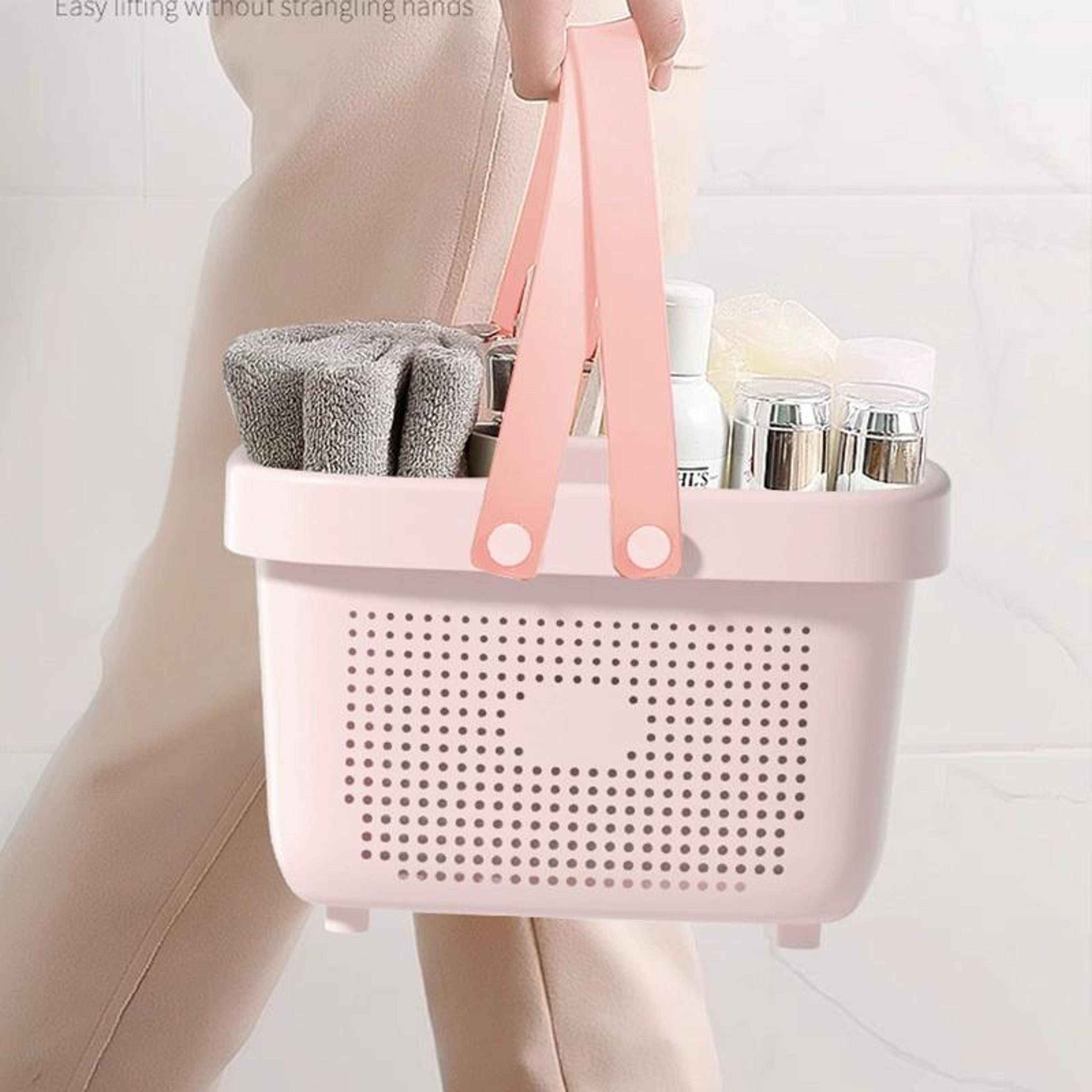 Portable Shower Caddy With Handle Bathroom Organizer Storage Basket 3