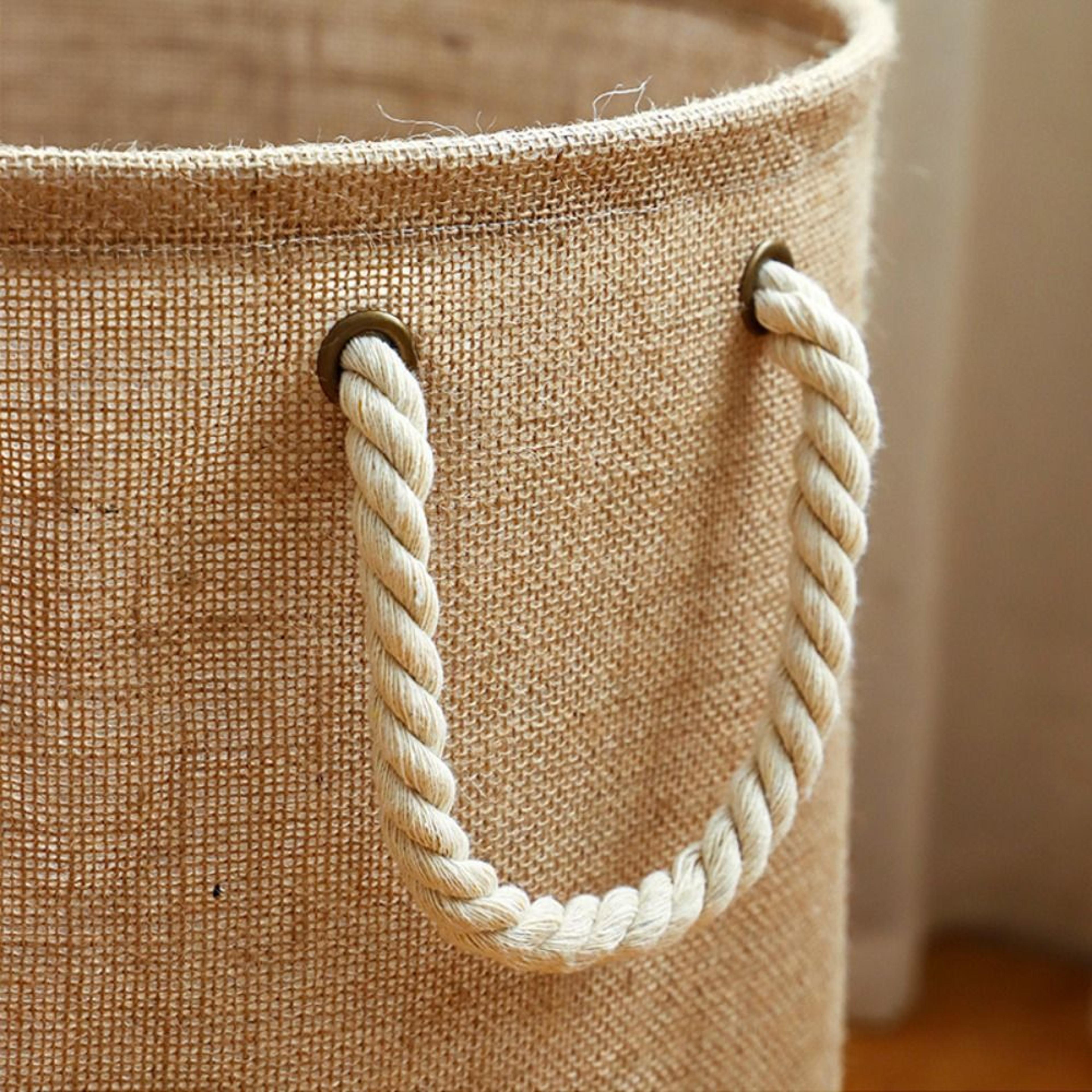 Foldable Laundry Basket Large Storage Basket Waterproof Hamper With Handles For Home Organization 2