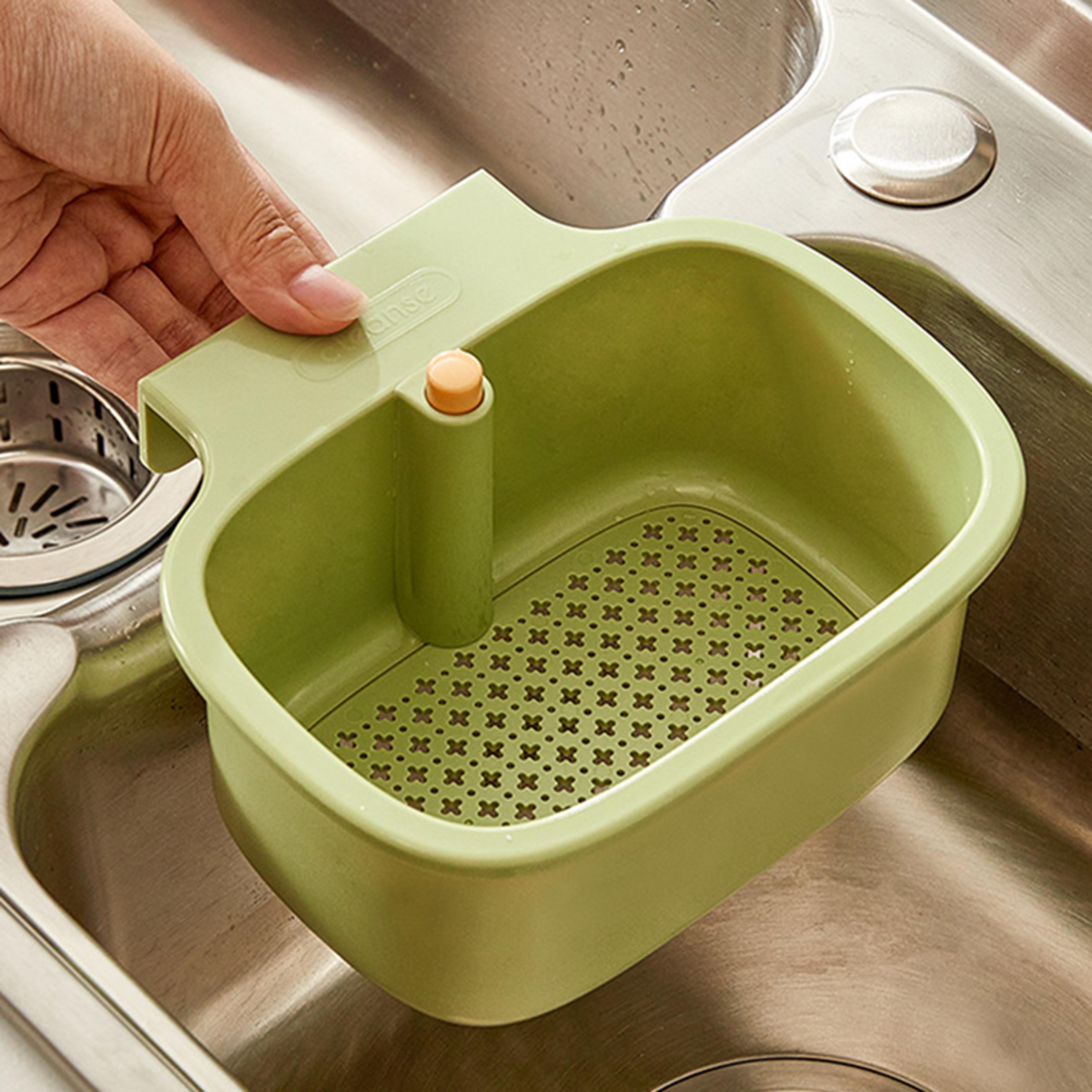 Faucet Hanging Sink Strainer Basket Kitchen Sink Organizer With Easy Clean Drain Filter 1