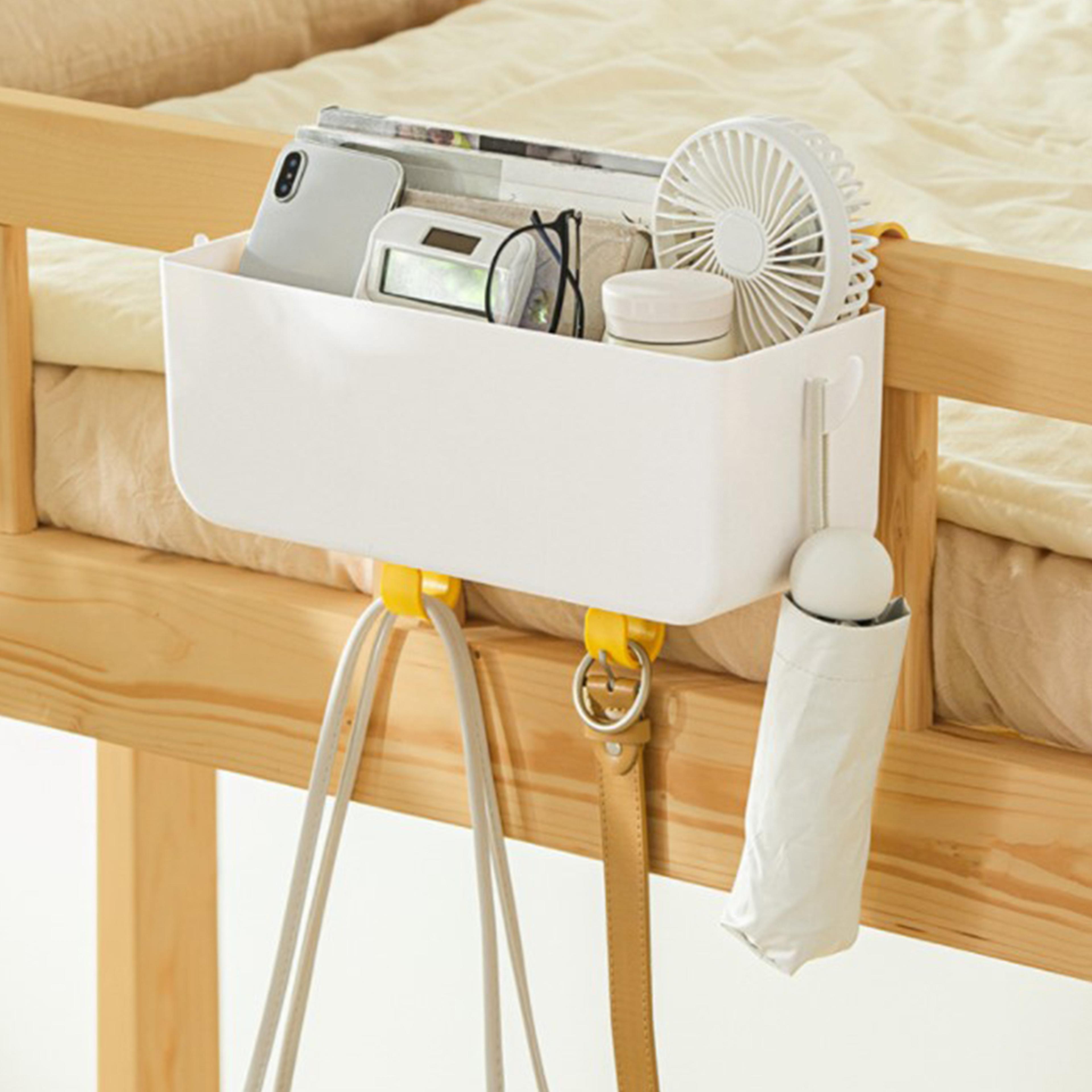 Large Capacity Bedside Organizer Hanging Storage Basket For Dorm Room Storage 1