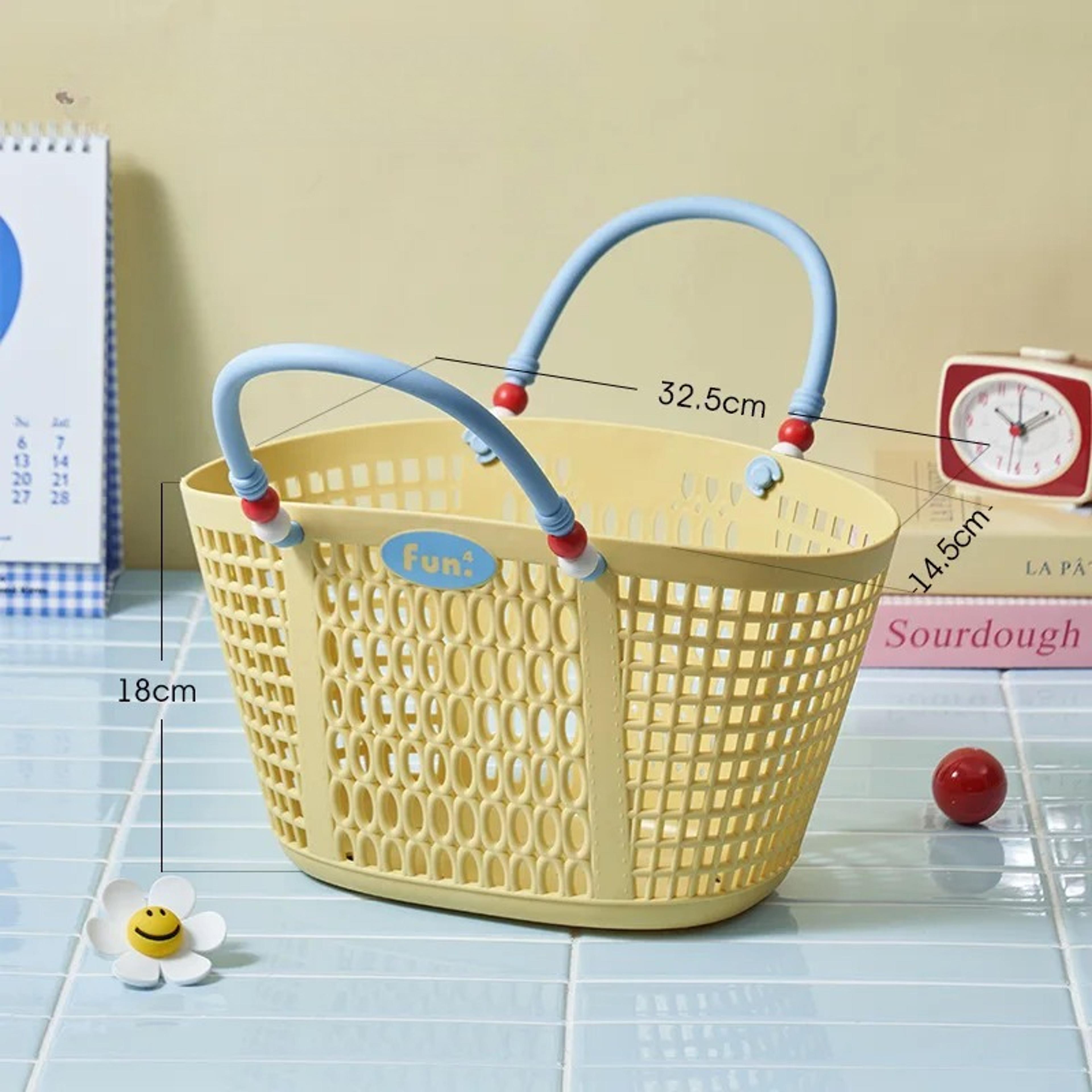 Waterproof Bathroom Storage Basket Drainable Shower Caddy For Bath Toiletries And Kitchen Use 9