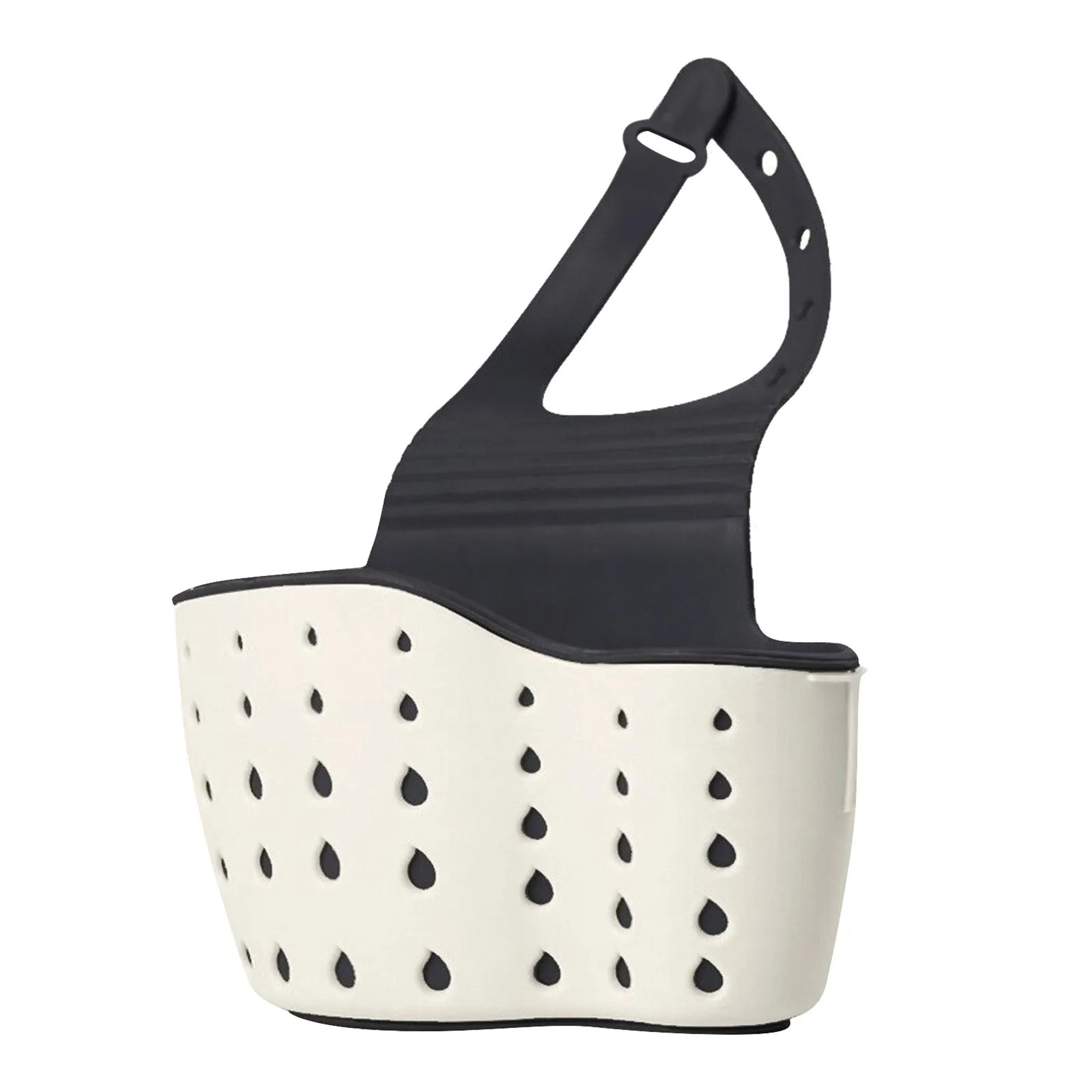 Adjustable Kitchen Sink Organizer Hanging Drain Basket Sponge Holder Faucet Rack 0