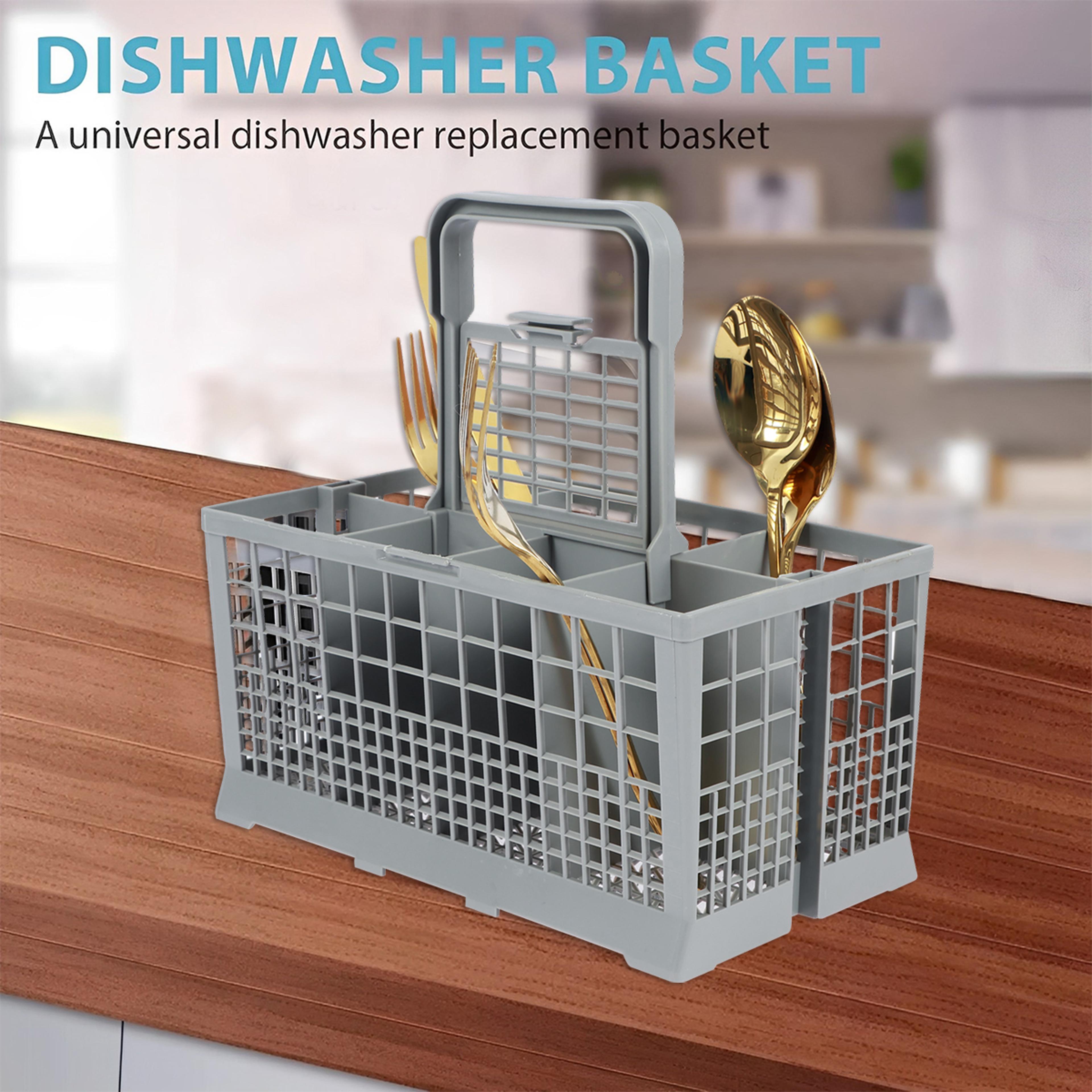 Universal Dishwasher Cutlery Basket Foldable Silverware Organizer For Kitchen Storage 4
