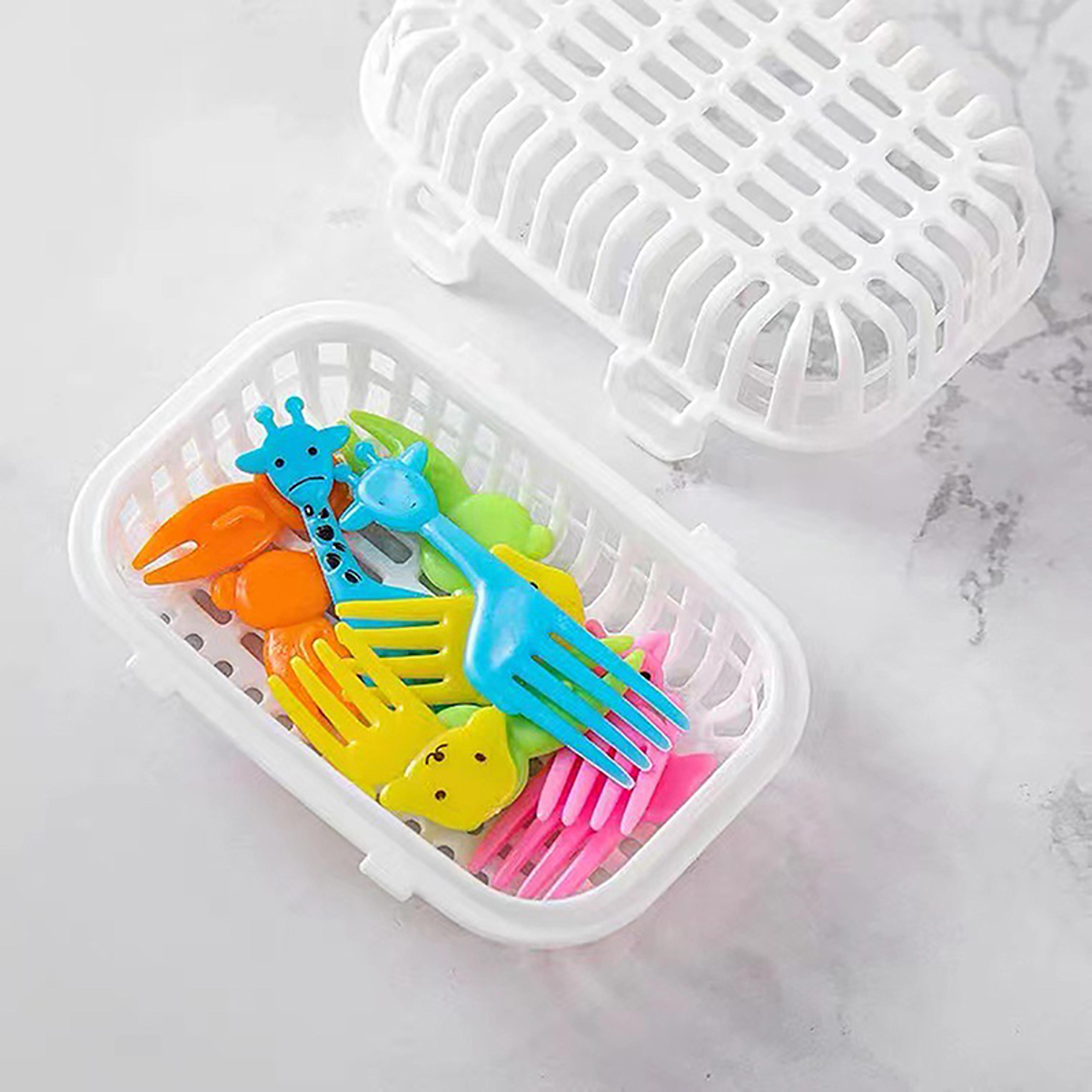 Dishwasher Cleaning Basket Set For Small Kitchen Items Chopsticks Forks Storage 4