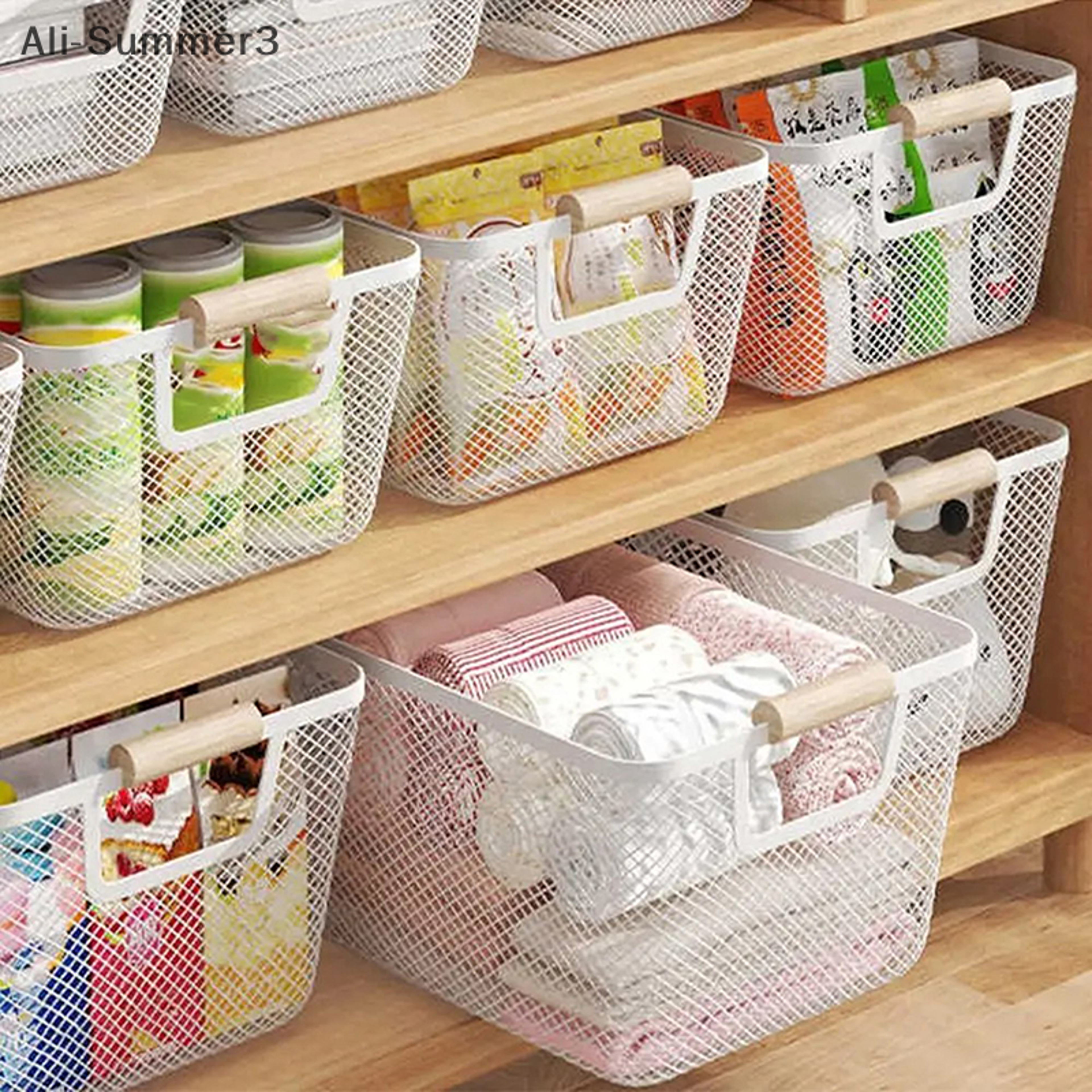 Multi Functional Storage Basket Plastic Organizer For Home Organization 2