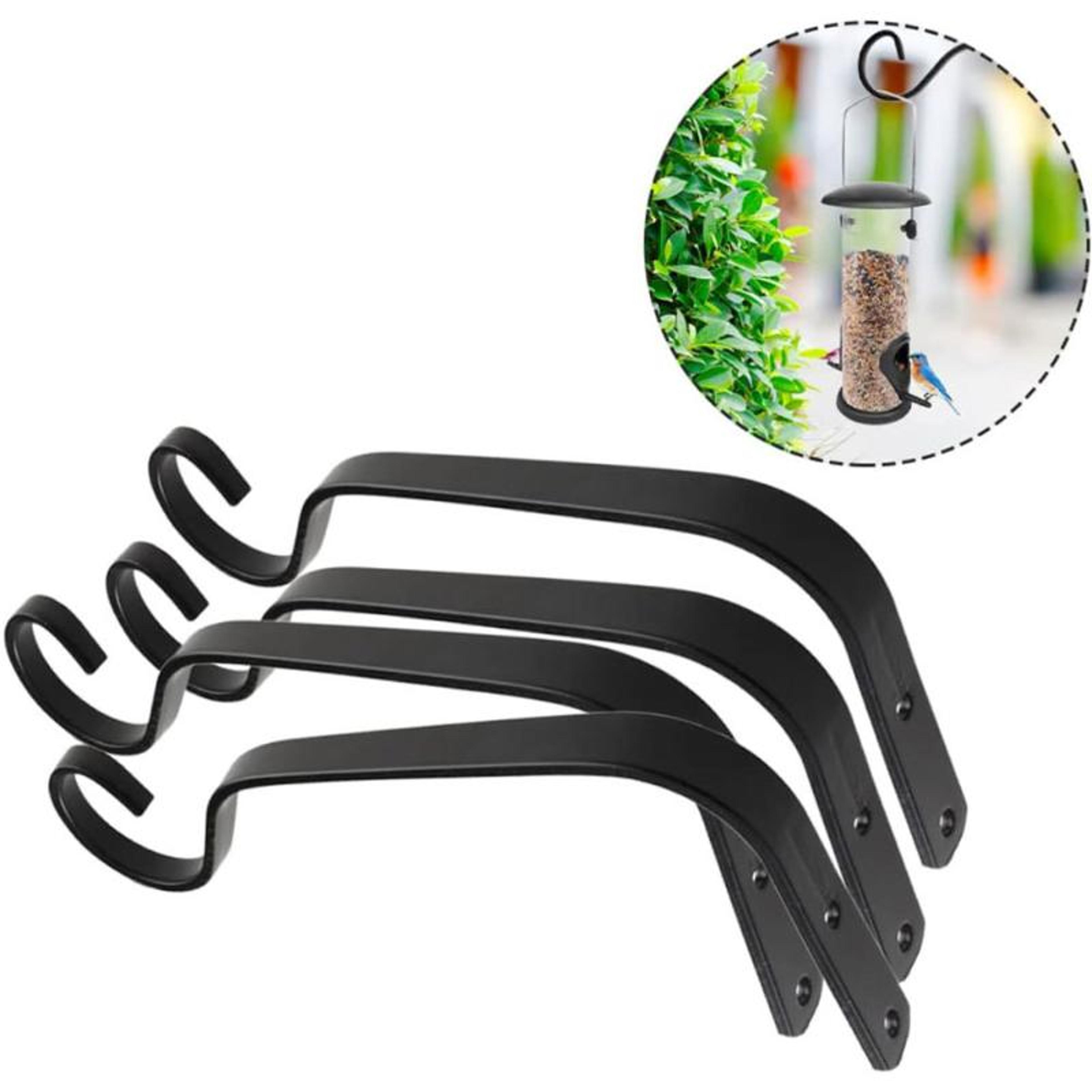 Iron Wall Mounted Plant Hanger Hook For Hanging Baskets And Garden Decor 1