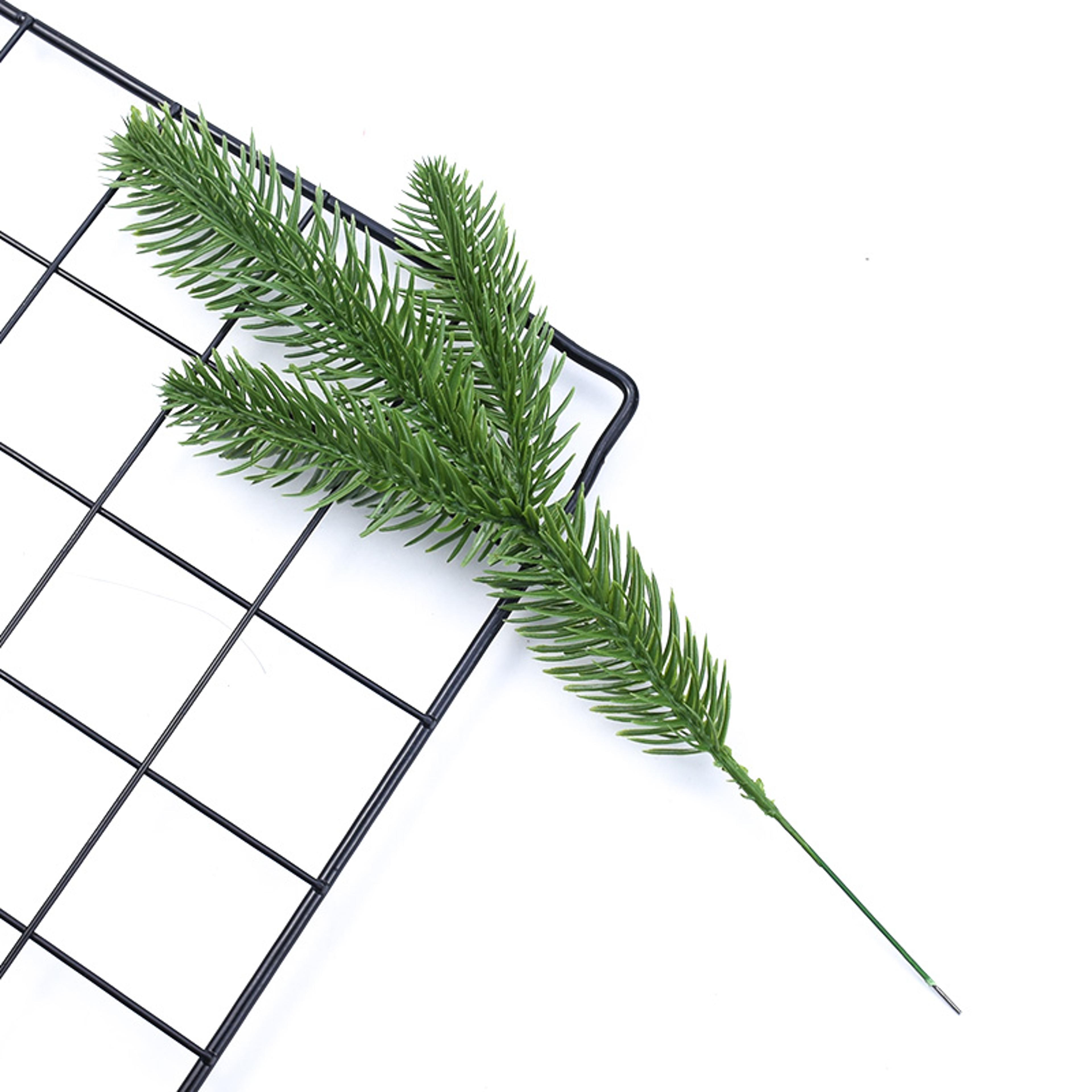 Artificial Green Leaf Grass Stems For Wedding Decor Home DIY Decoration 4