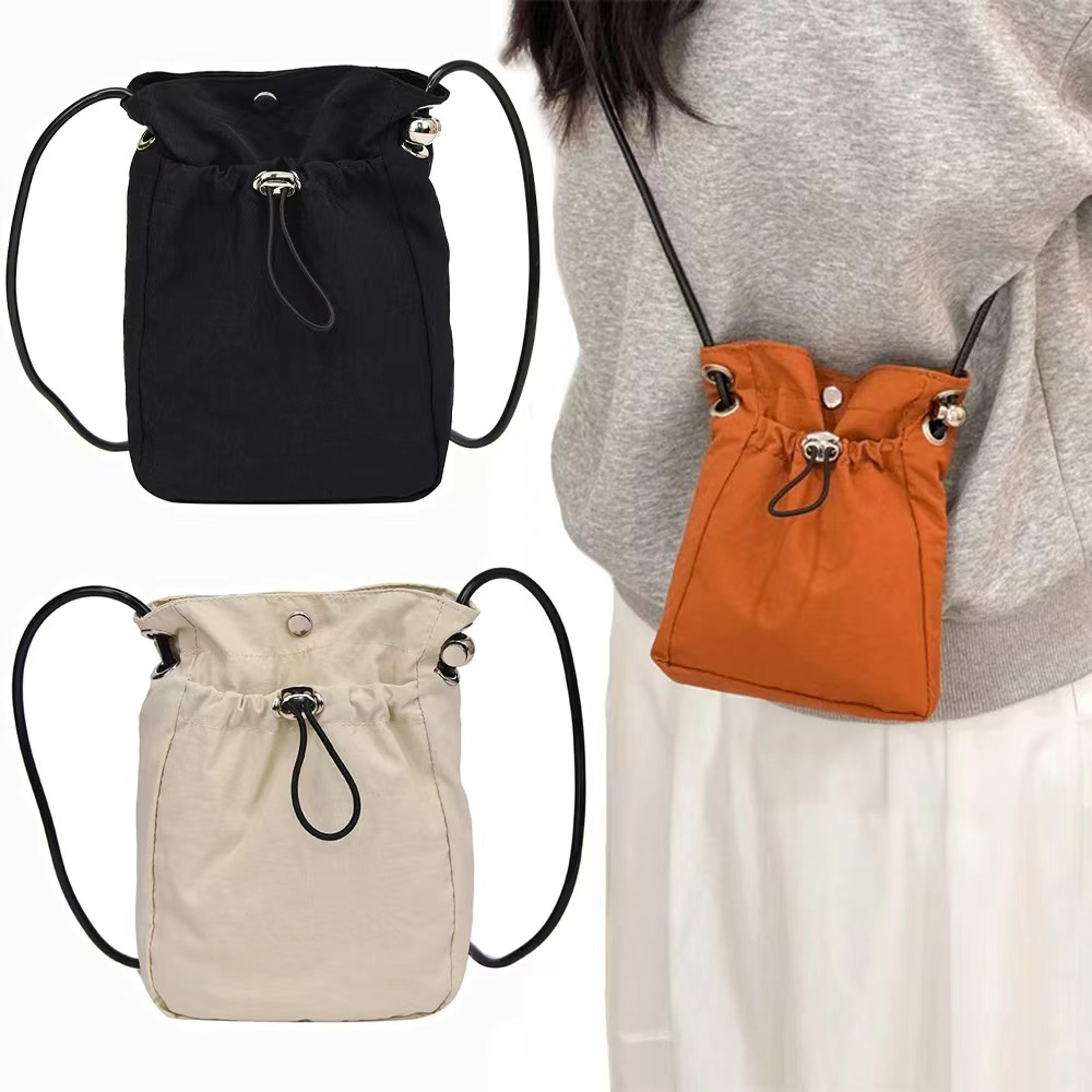 mini nylon crossbody bag soft phone wallet shoulder purse