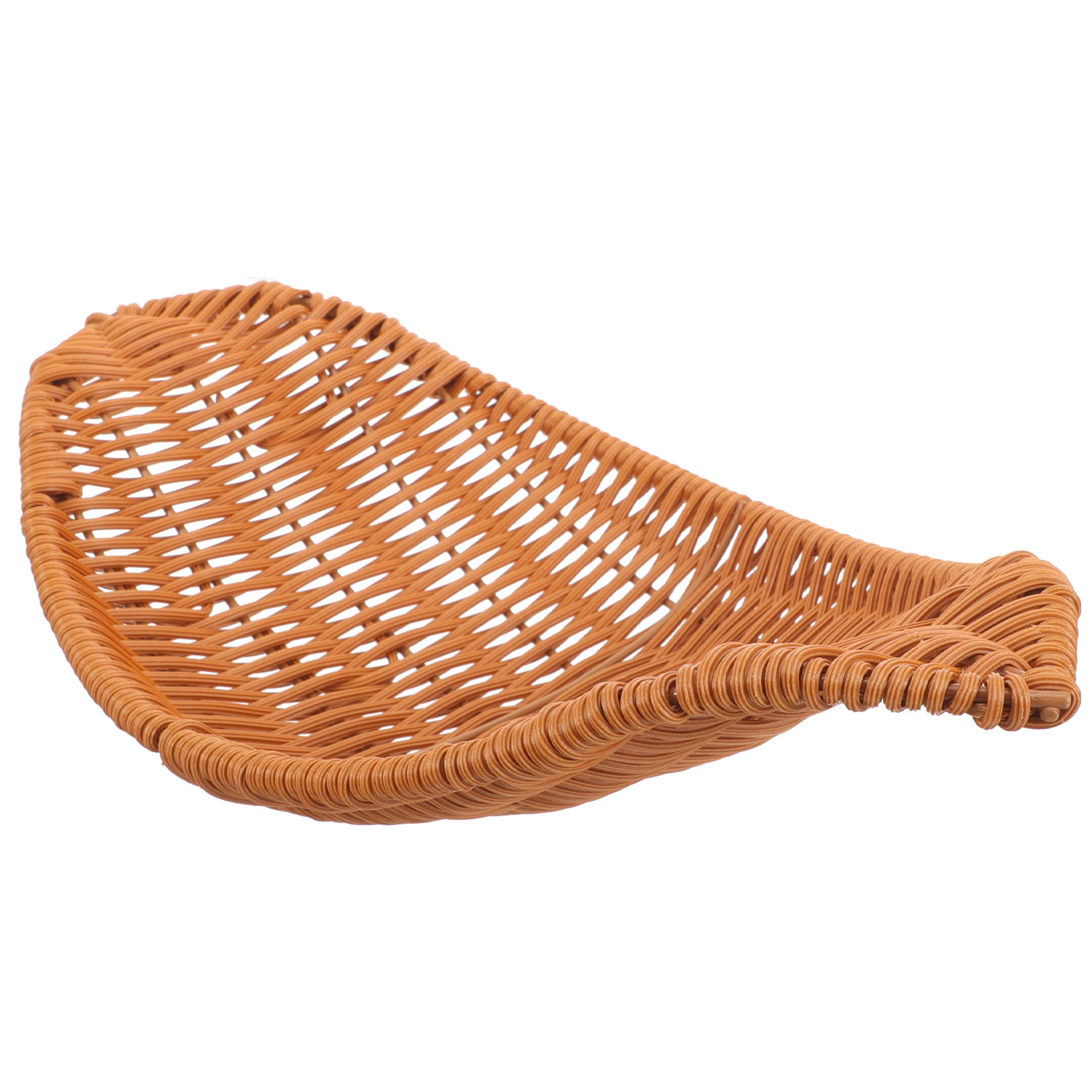 Woven Storage Basket Small Rattan Style Organizer For Home Desk Bathroom Decor 4