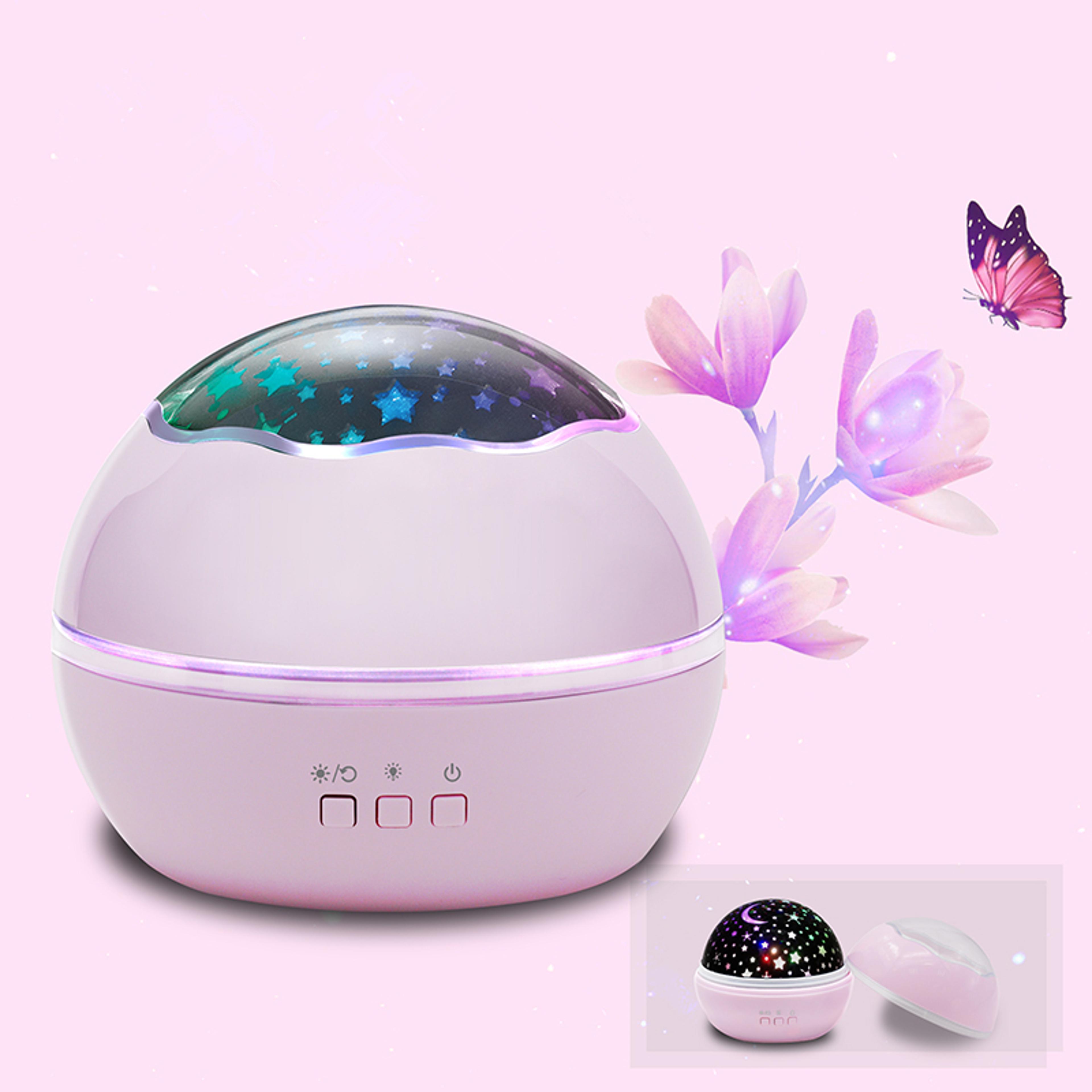 Rotating Star Projector Night Light For Kids Baby Bedroom Decor 8