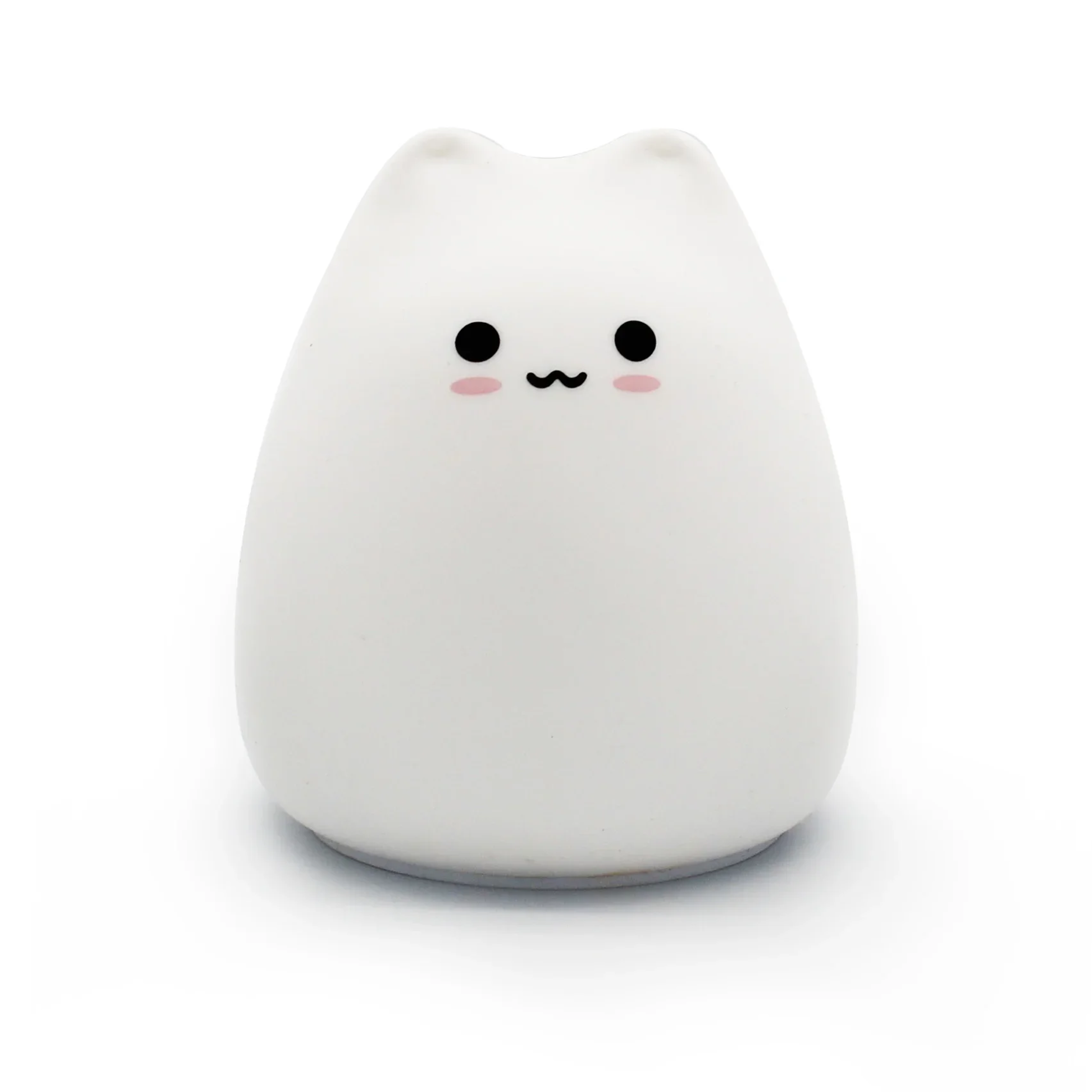 Cute Cat Silicone Night Light Touch Control Colorful LED Lamp For Bedroom Nursery Gift 1