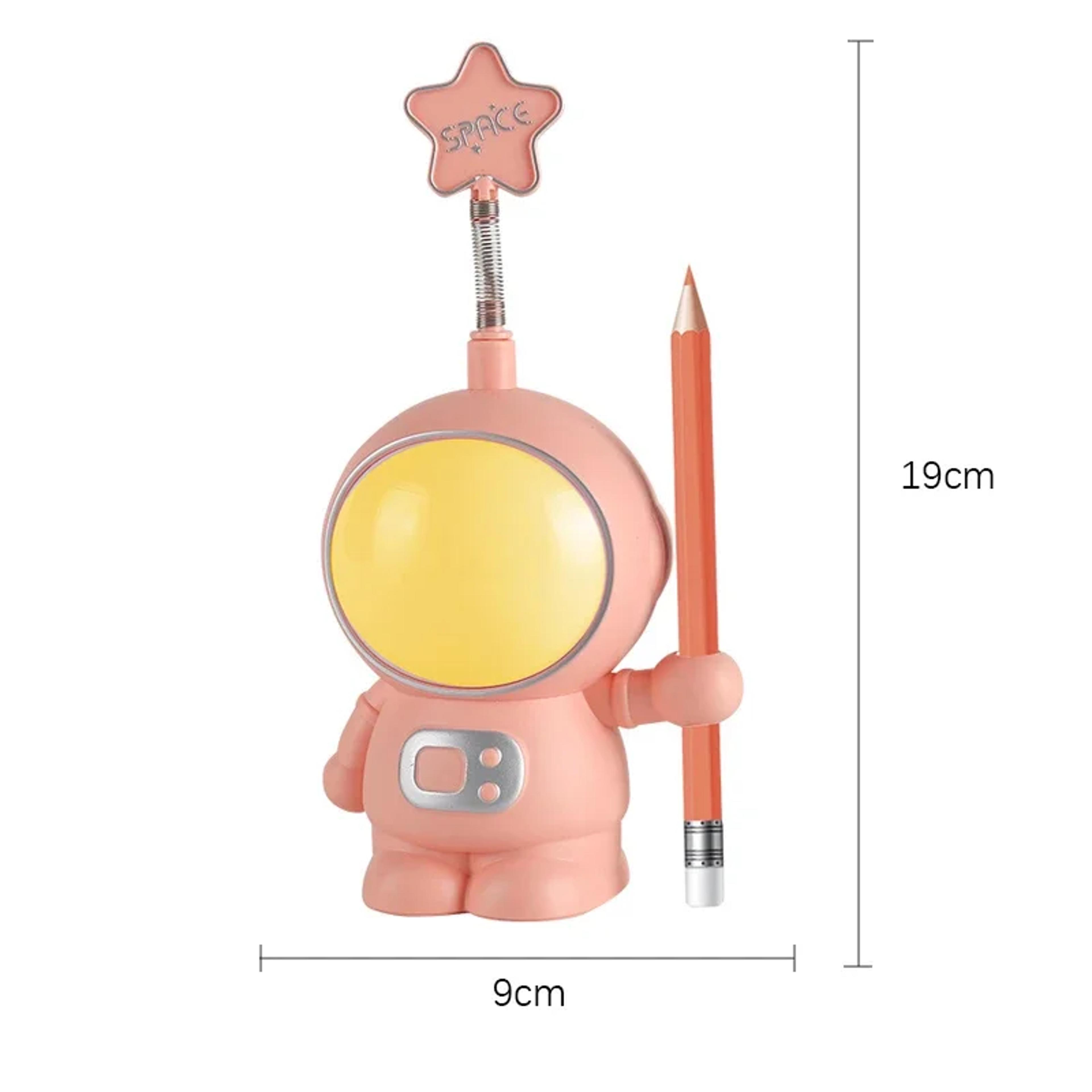Astronaut Desk Lamp With Phone Holder Flexible LED Study Lamp For Kids Room 7