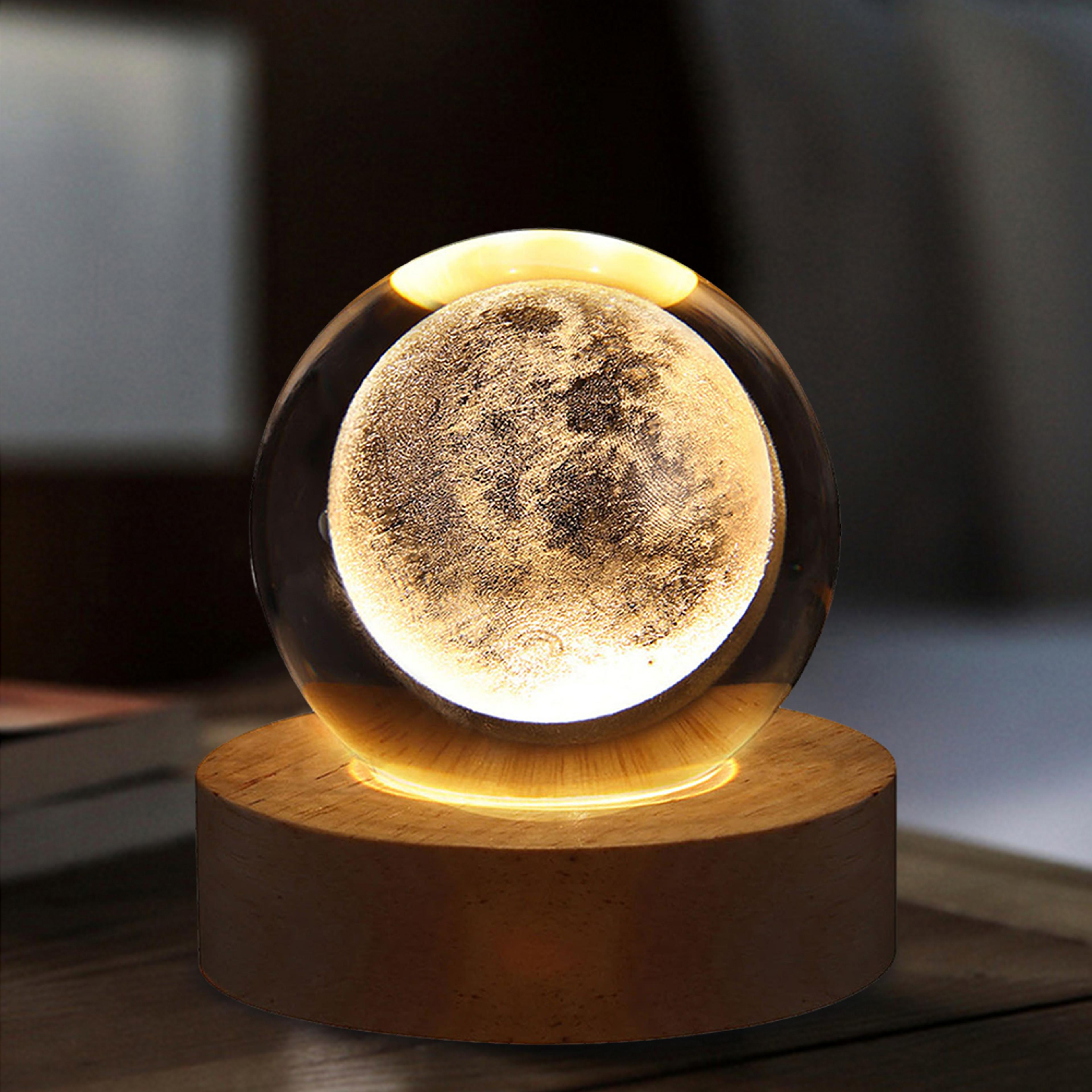 Galaxy Star Projector Lamp Crystal Ball USB Table Light 5