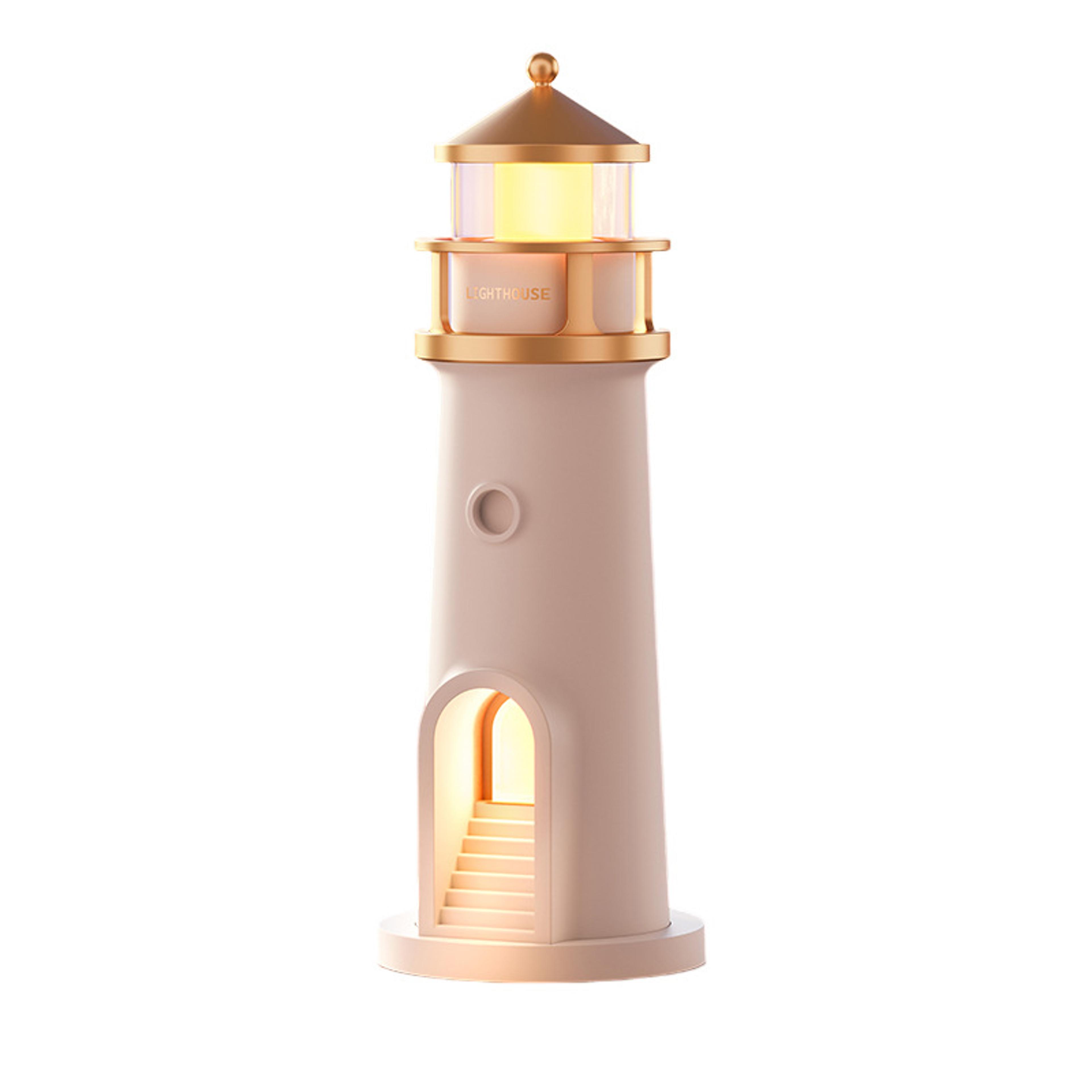 Moonlight Lighthouse Night Light Creative Projection Bedside Lamp Sleep Companion Gift 4