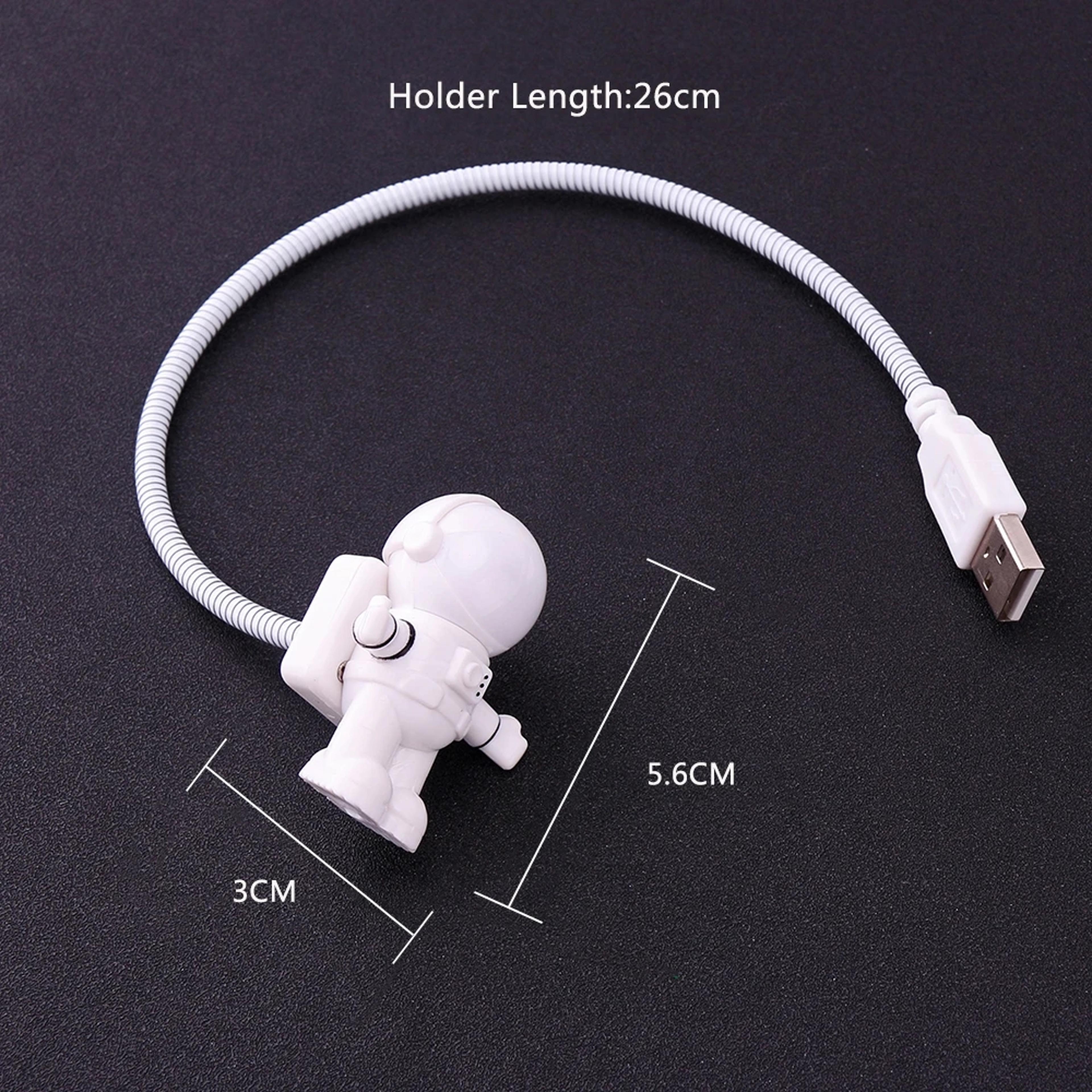 Astronaut USB Night Light Reading Lamp For Desk Laptop Keyboard 3