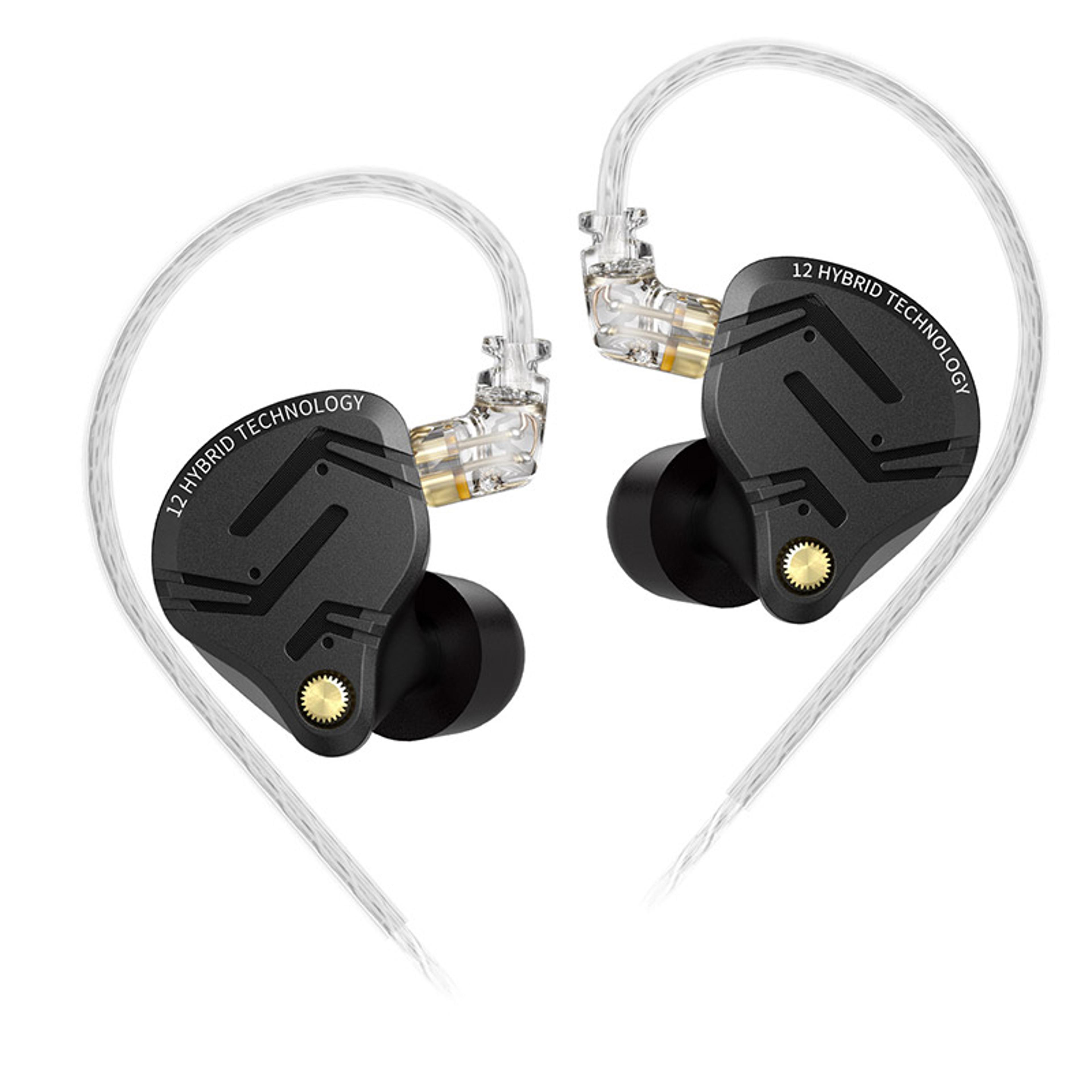 hybrid hifi metal earphones with deep bass and noise isolation