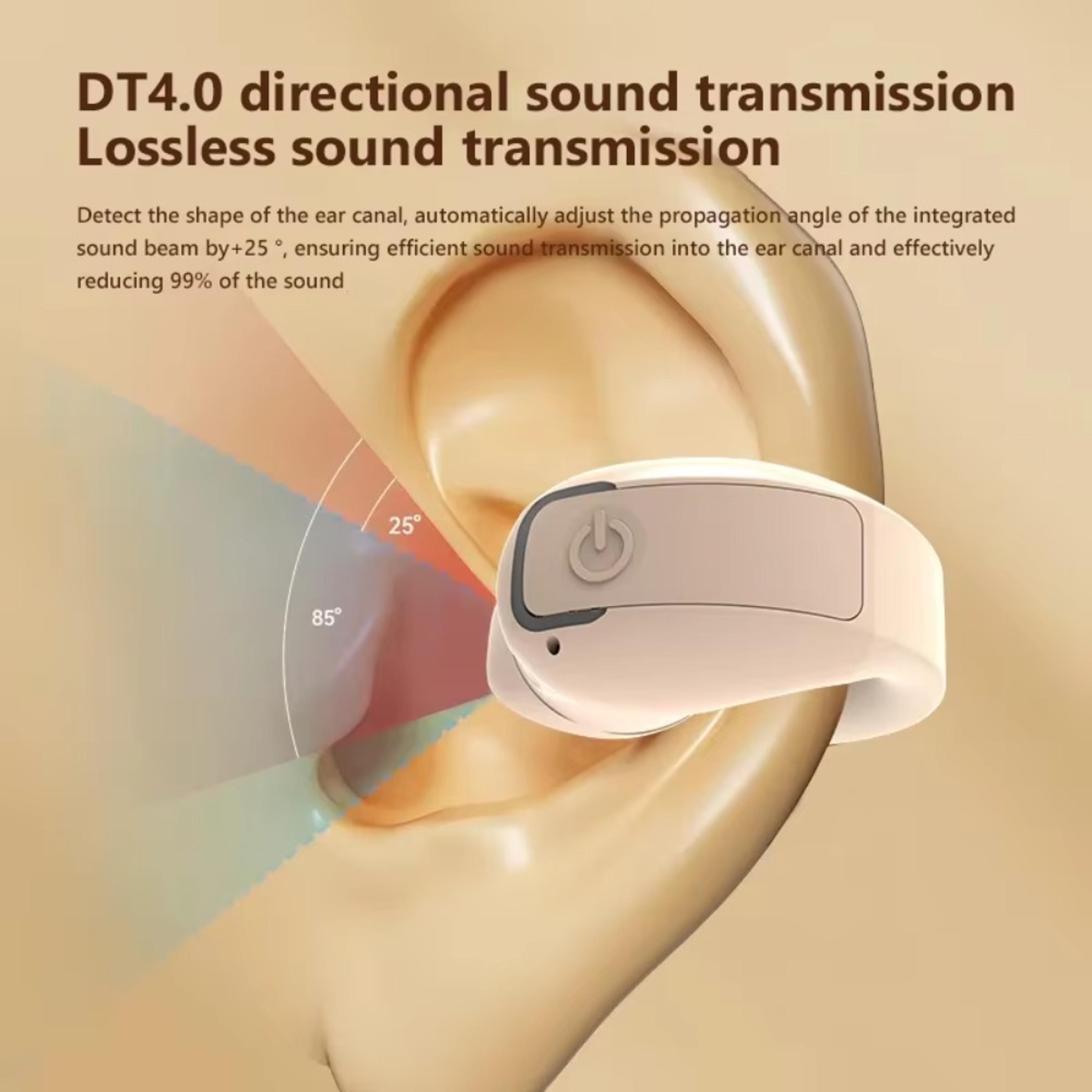 Single Ear Bluetooth Wireless Headset With Mic Waterproof Noise Canceling Lightweight Earphone 4