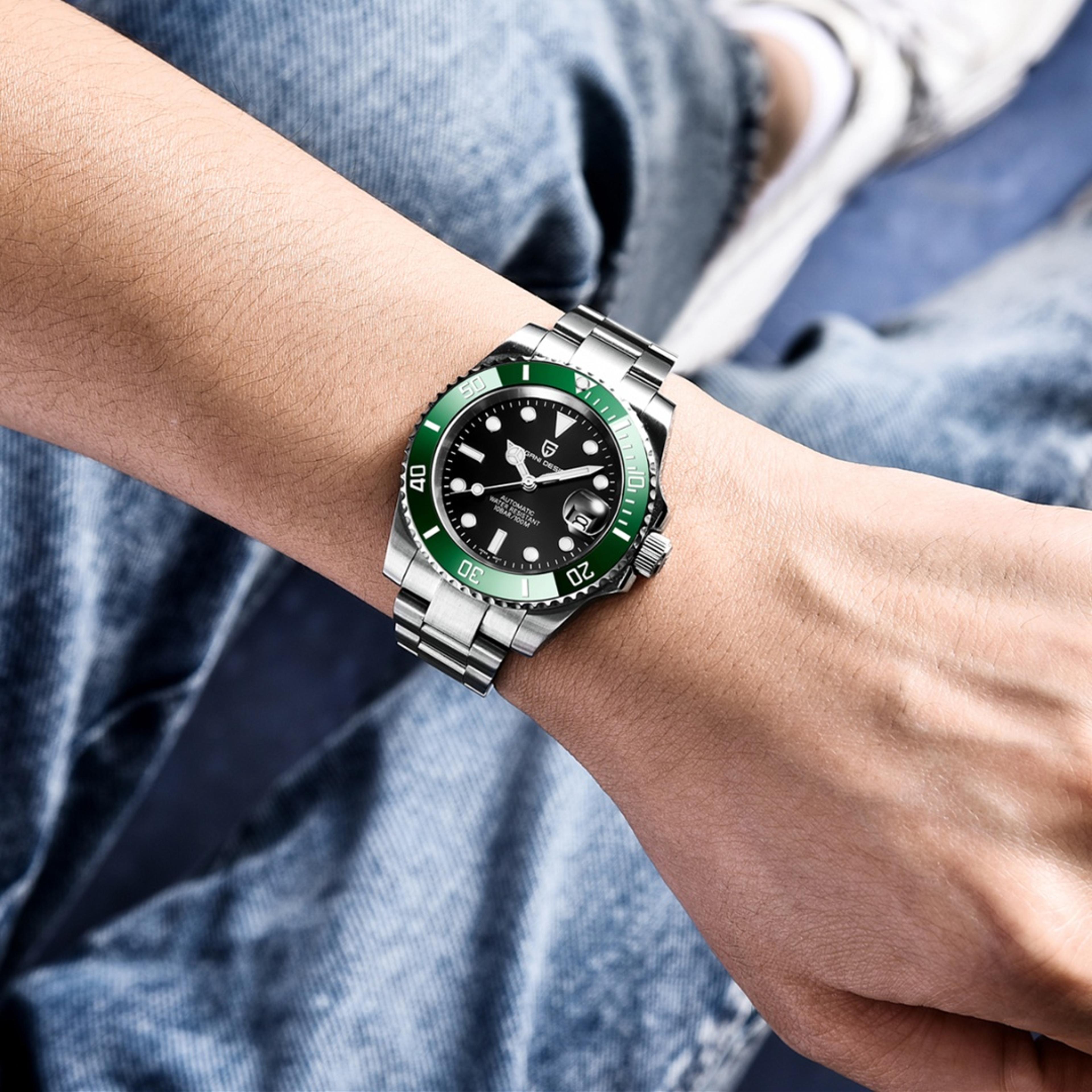 Automatic Mechanical Stainless Steel Waterproof Men Watch 4