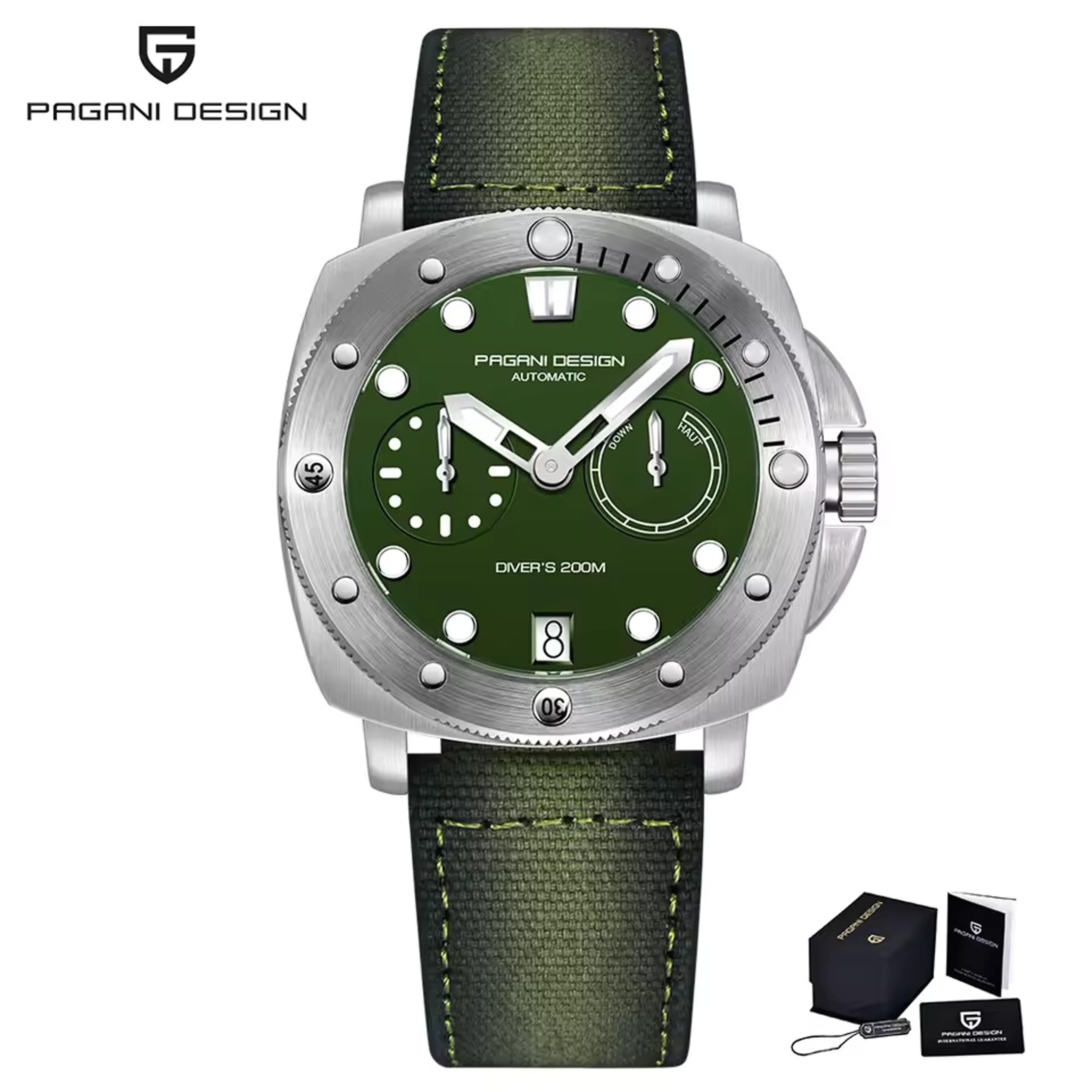 Luxury Automatic Mechanical Watch For Men Waterproof Sapphire Crystal Timepiece 7