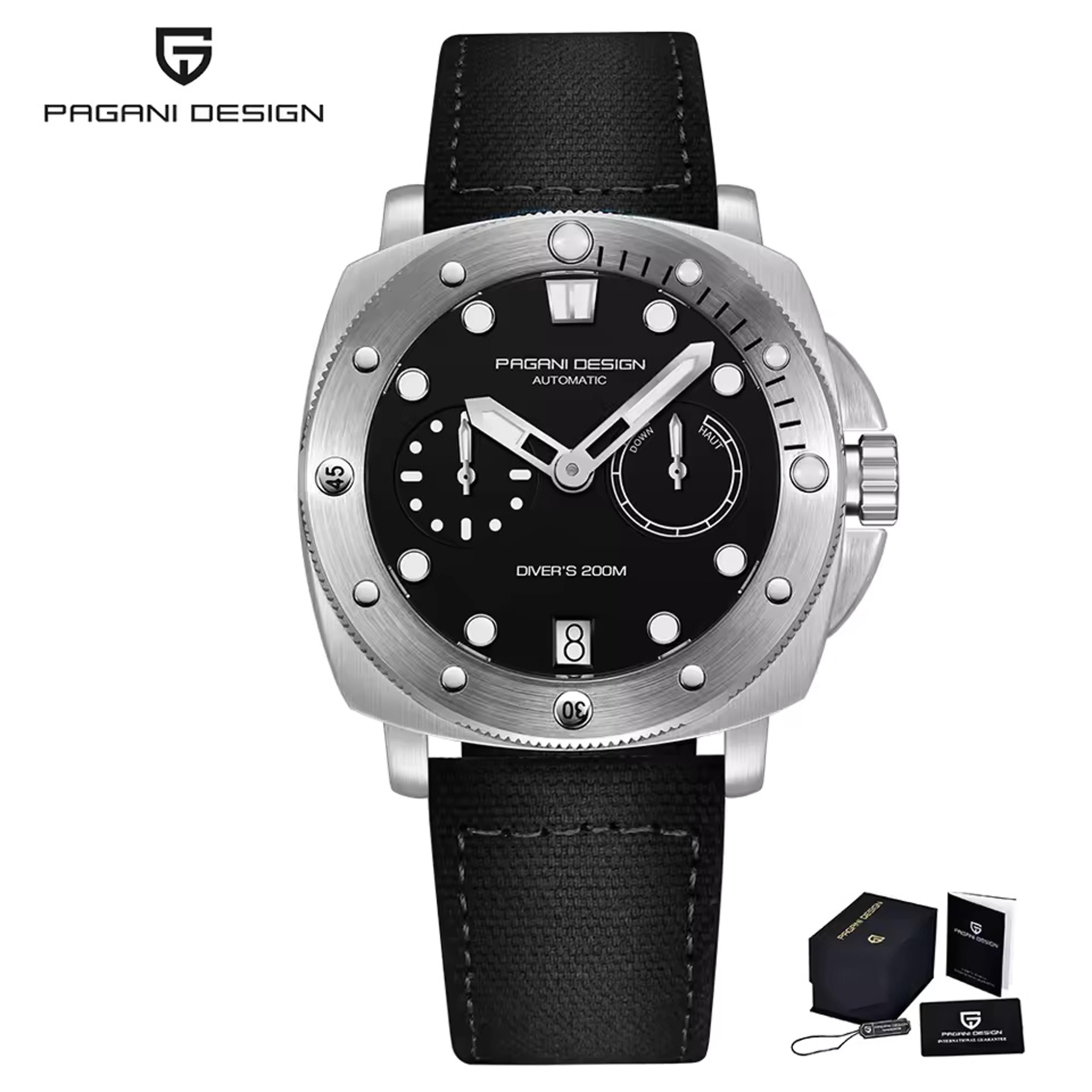 Luxury Automatic Mechanical Watch For Men Waterproof Sapphire Crystal Timepiece 6