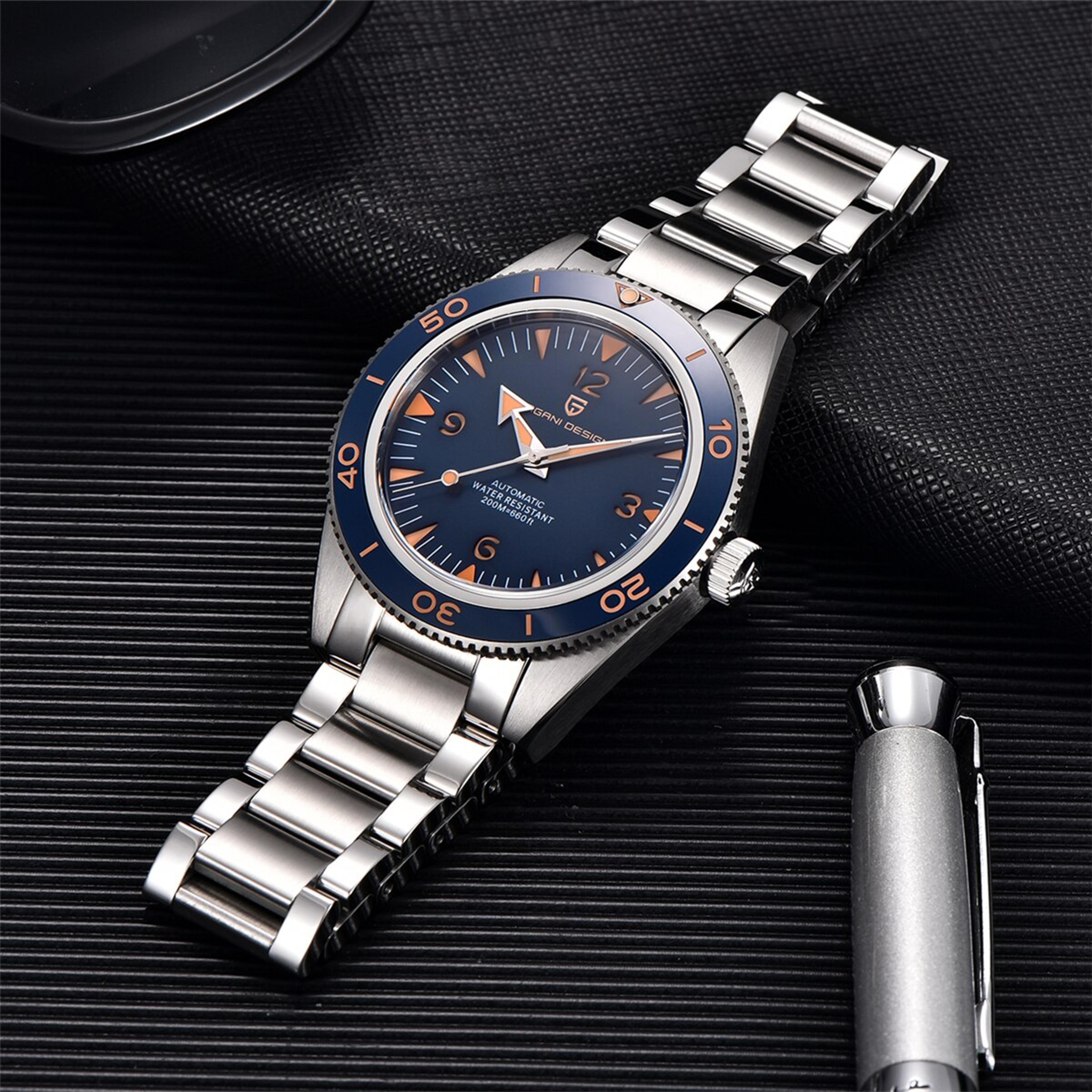 mens automatic mechanical watch classic retro waterproof business sports timepiece