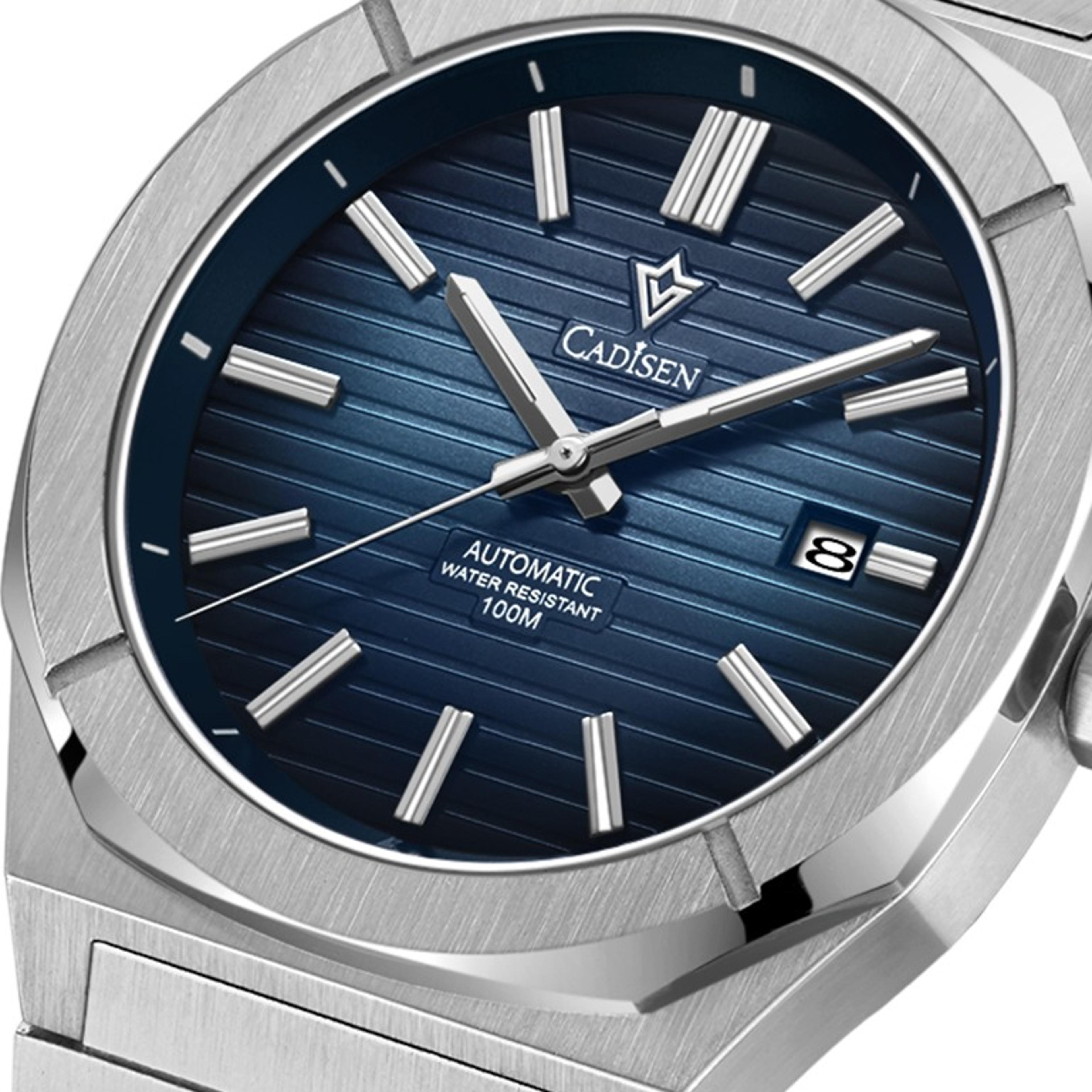 retro luxury diver automatic mechanical watch with sapphire crystal movement