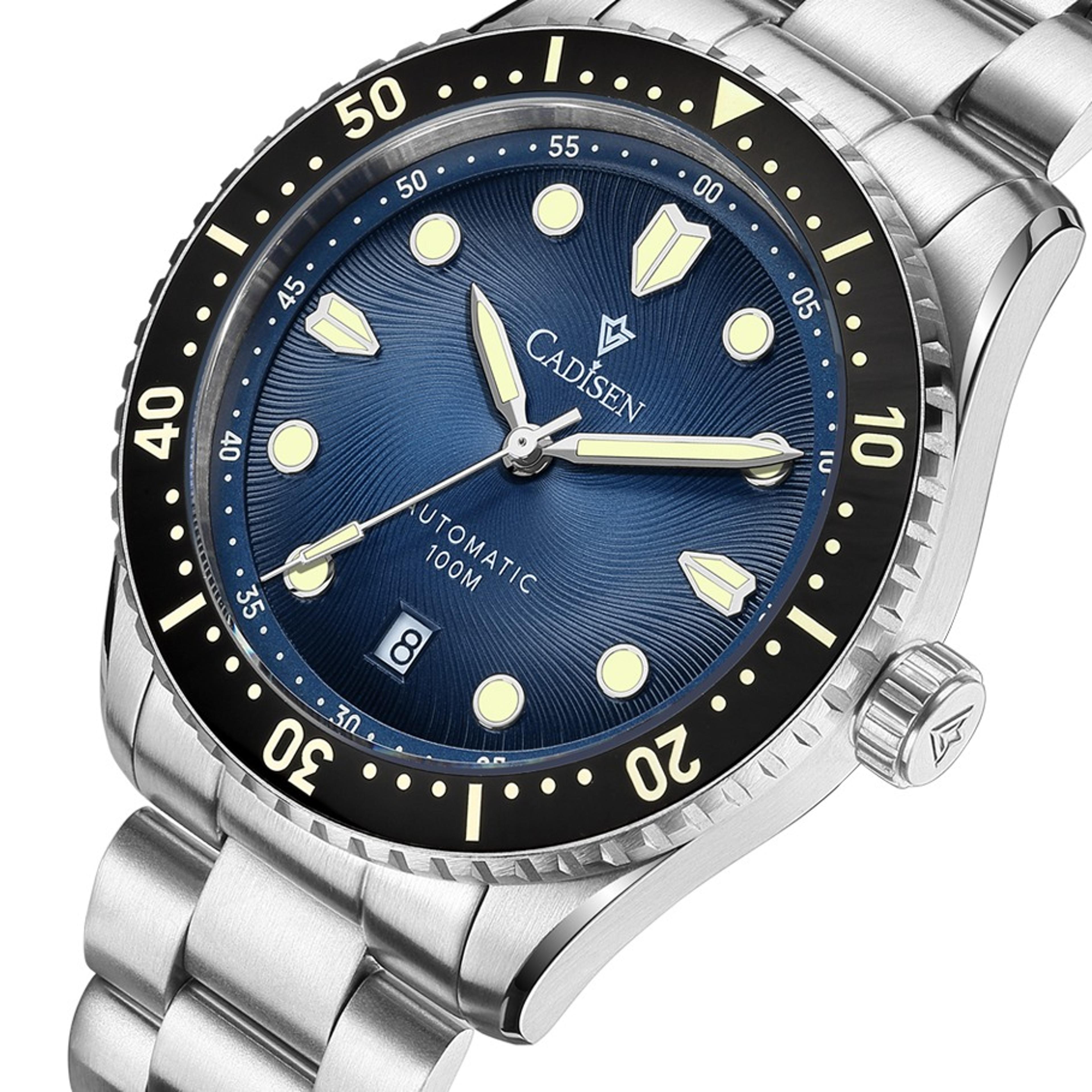 luxury automatic mechanical watch with sapphire crystal japan movement for men