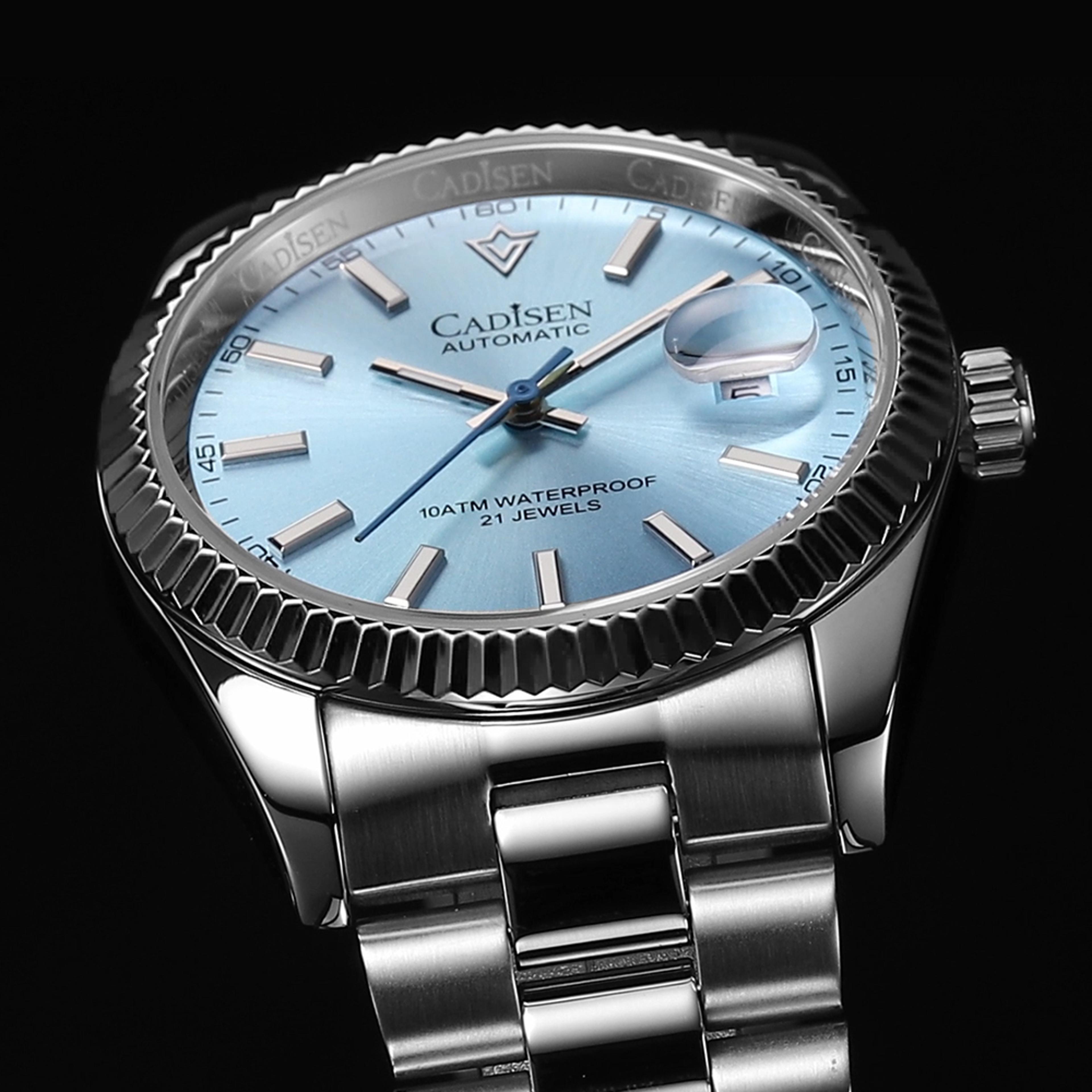 luxury automatic mechanical watch men with sapphire crystal miyota movement waterproof