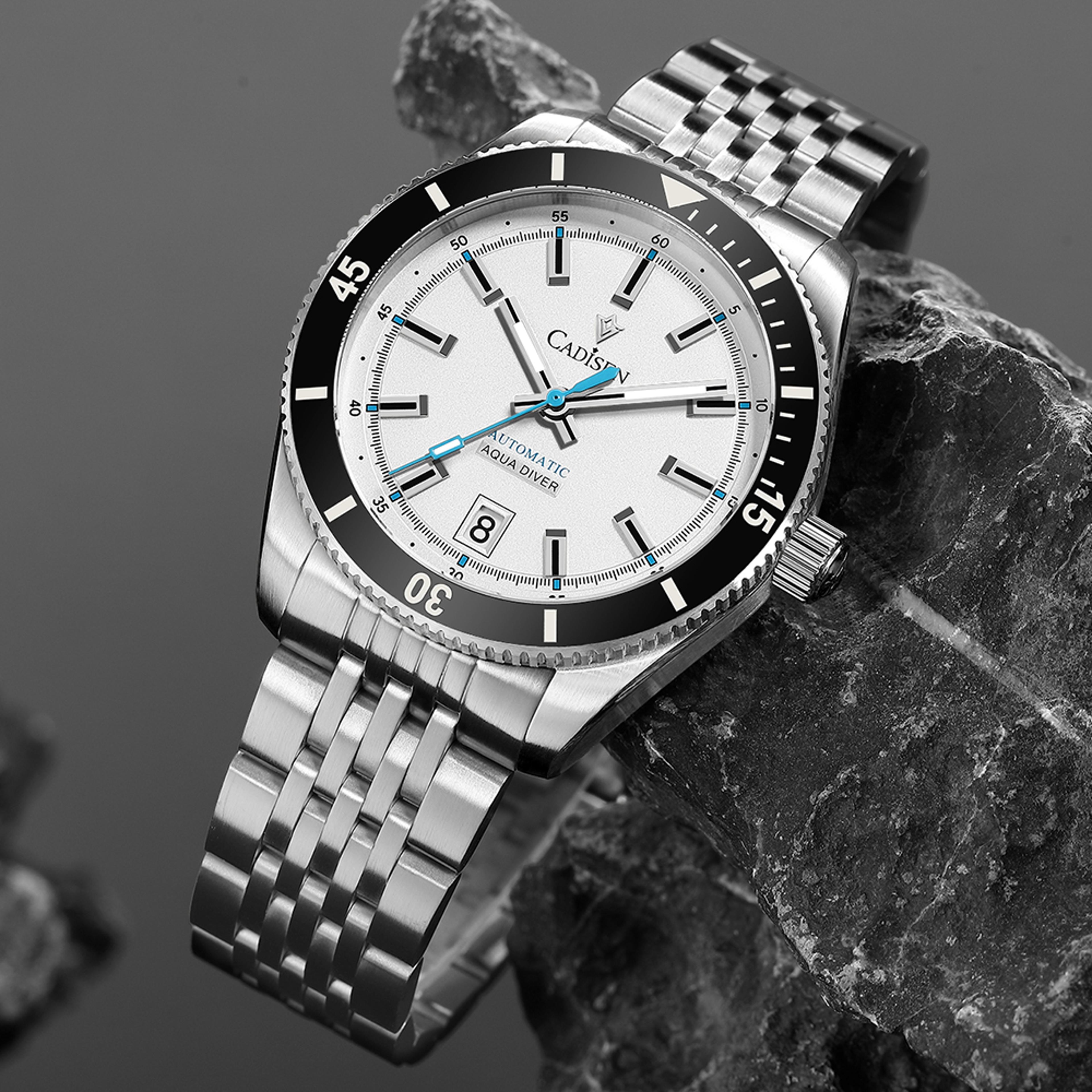 Automatic Mechanical Mens Watch With MIYOTA Movement Ceramic Bezel 0