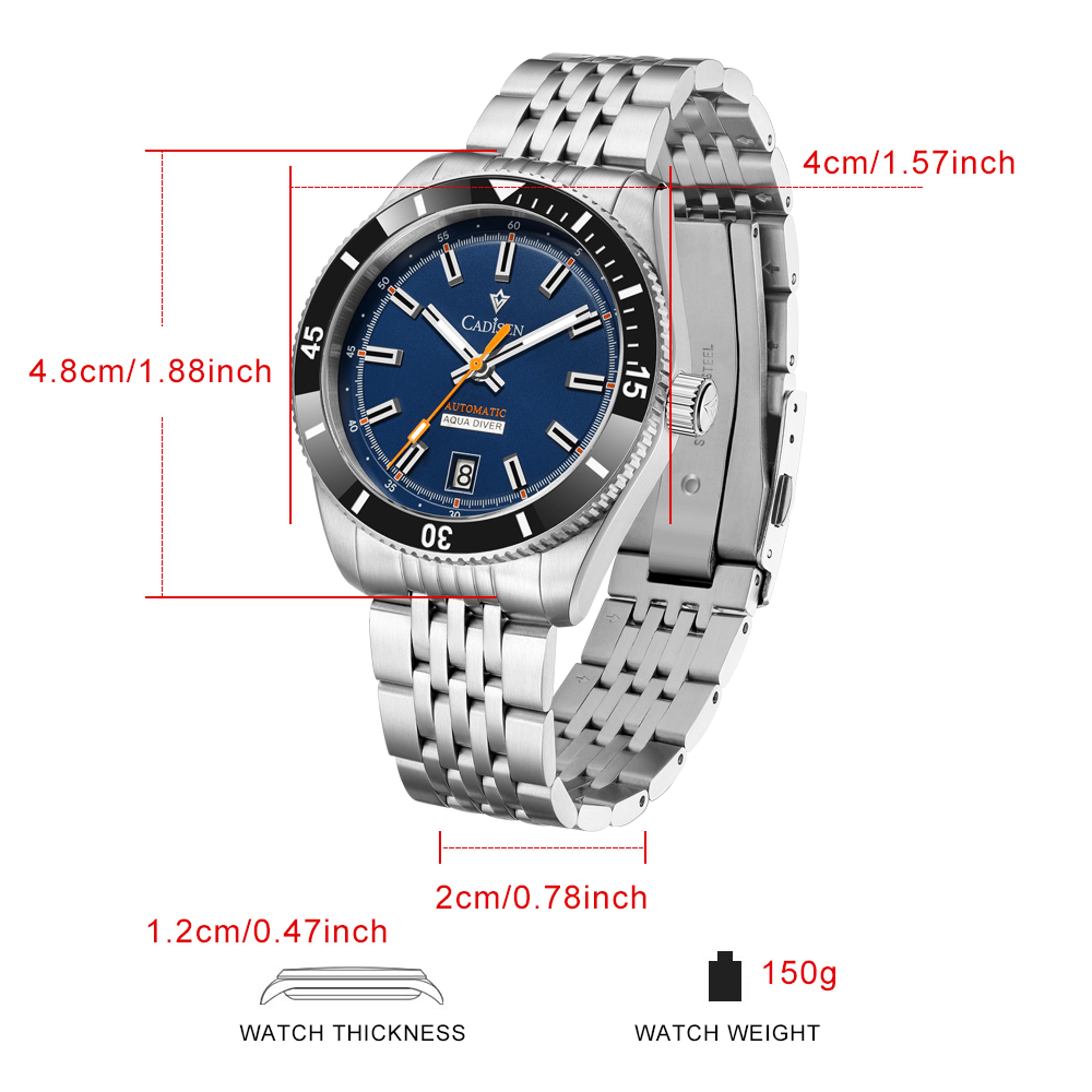 Automatic Mechanical Mens Watch With MIYOTA Movement Ceramic Bezel 3