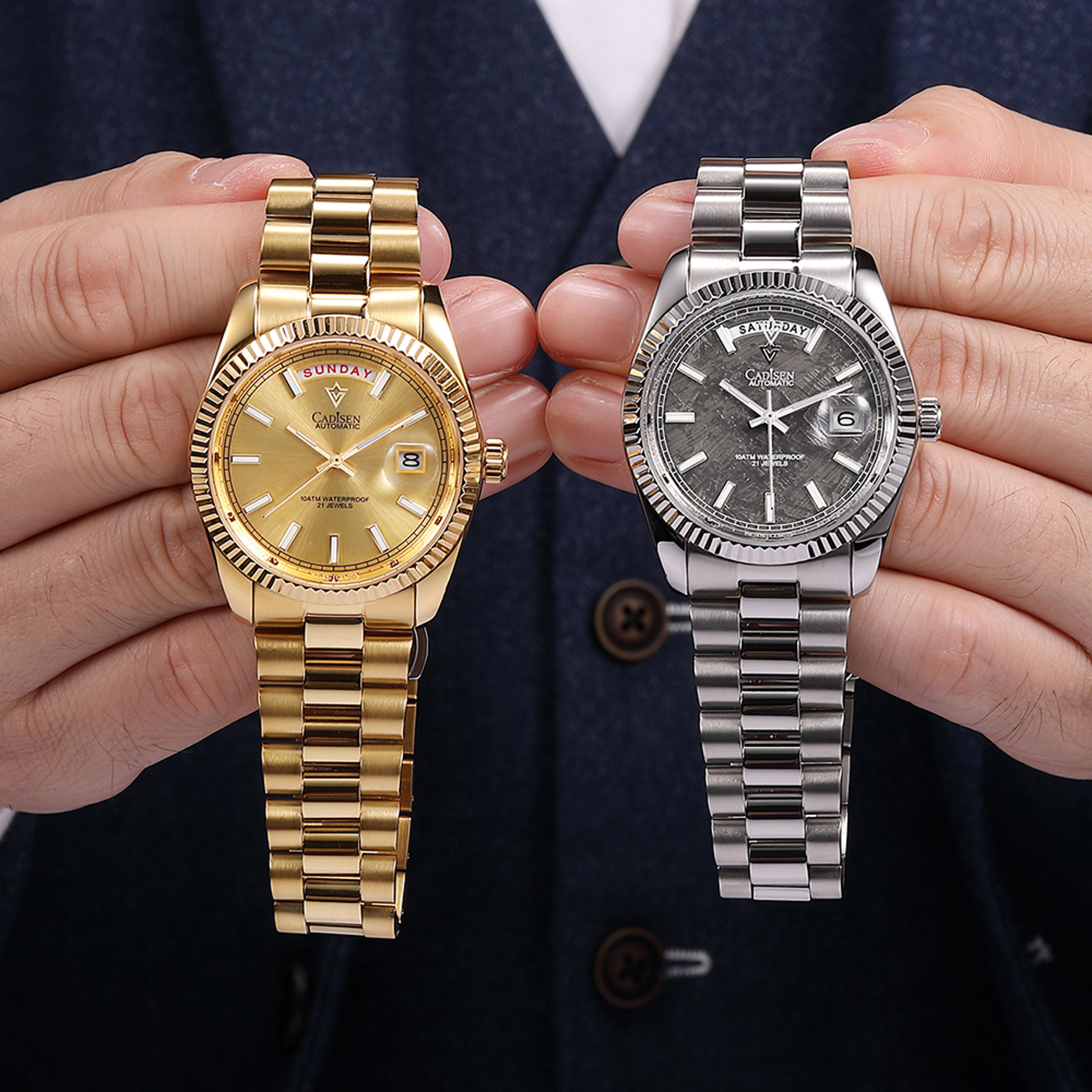 Luxury Automatic Mechanical Men Watch With AR Sapphire Glass Elegant Wristwatch 3