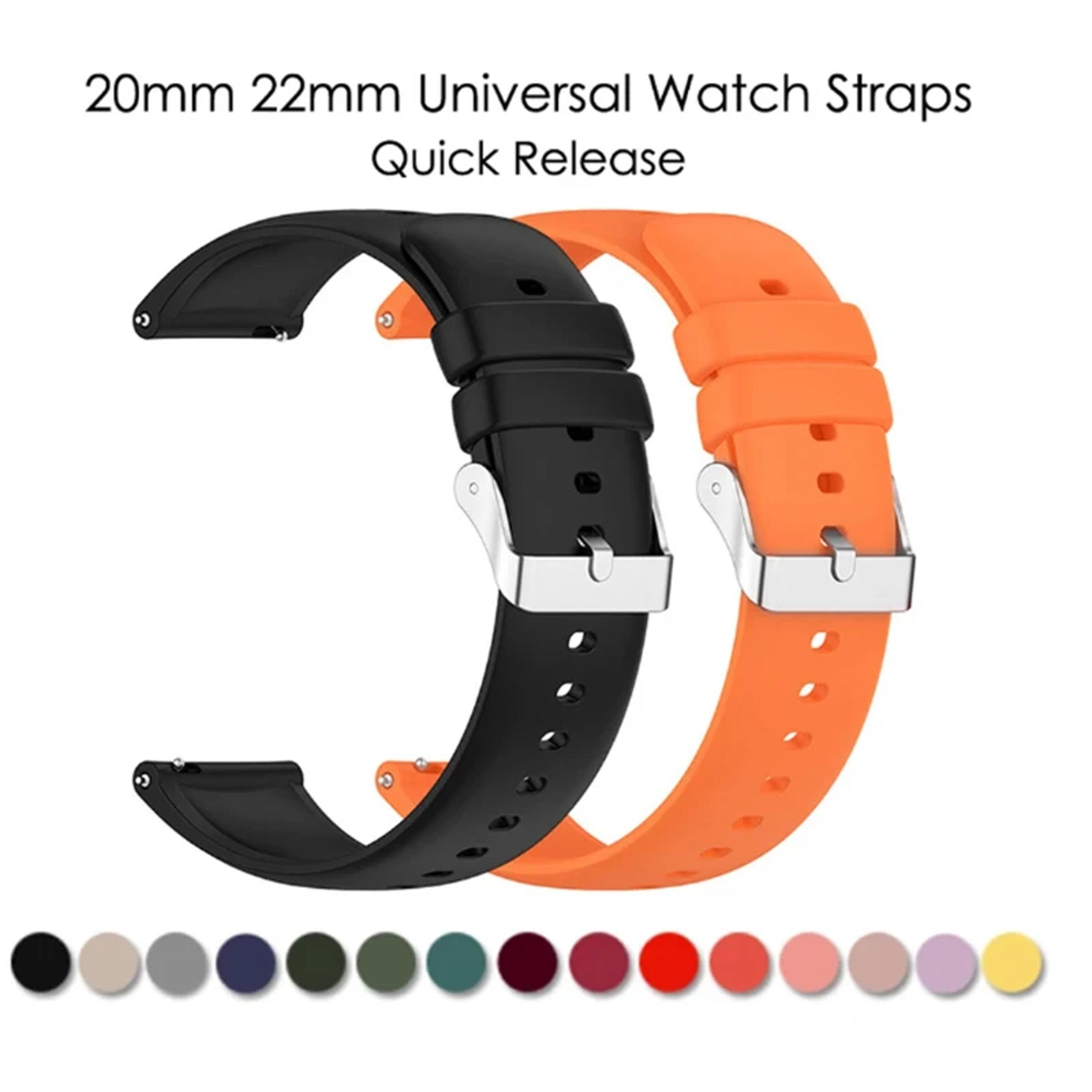 Watch Silicone Strap Quick Release Comfortable Wristband With Pin Buckle 1