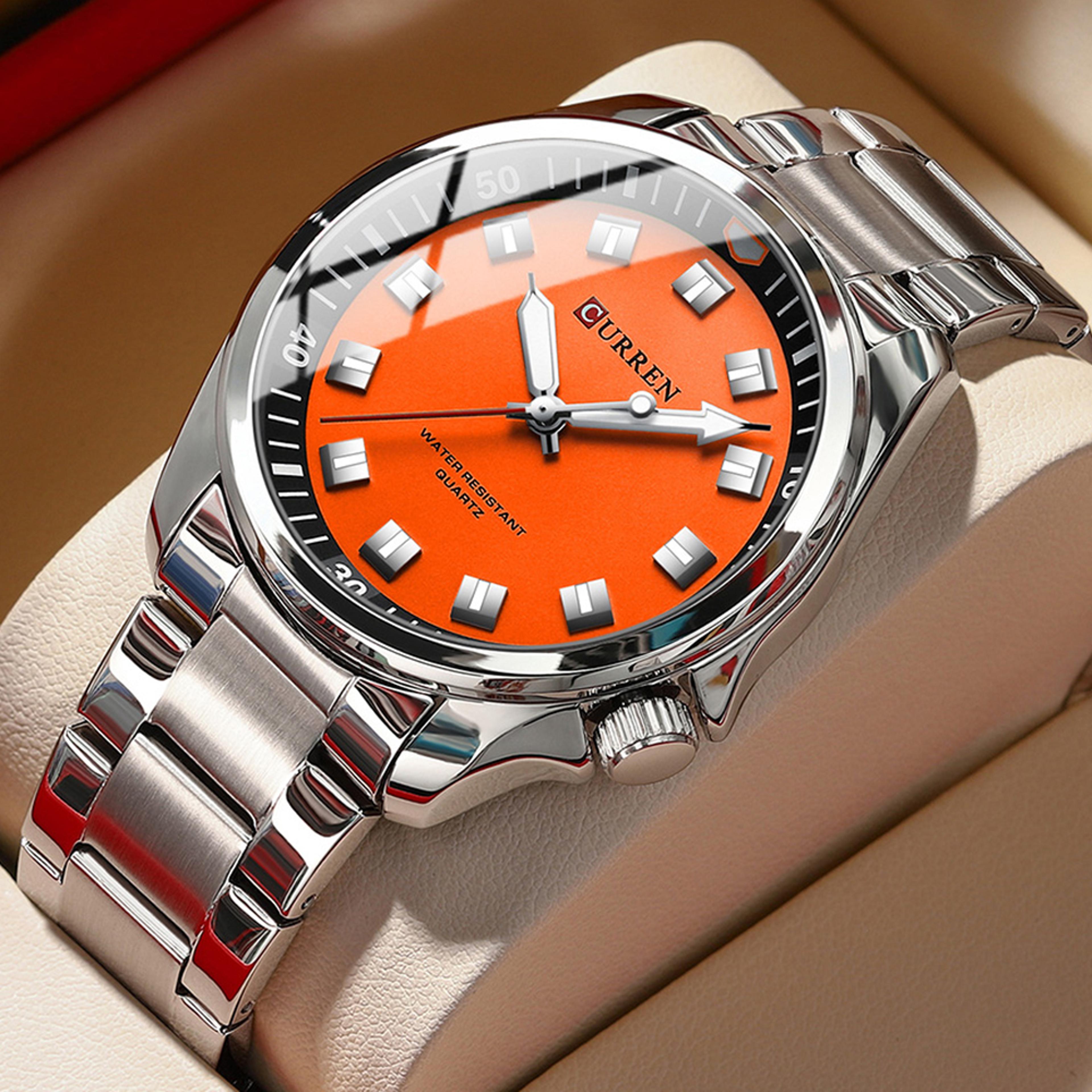 luxury automatic men watch stainless steel waterproof sport military wristwatch