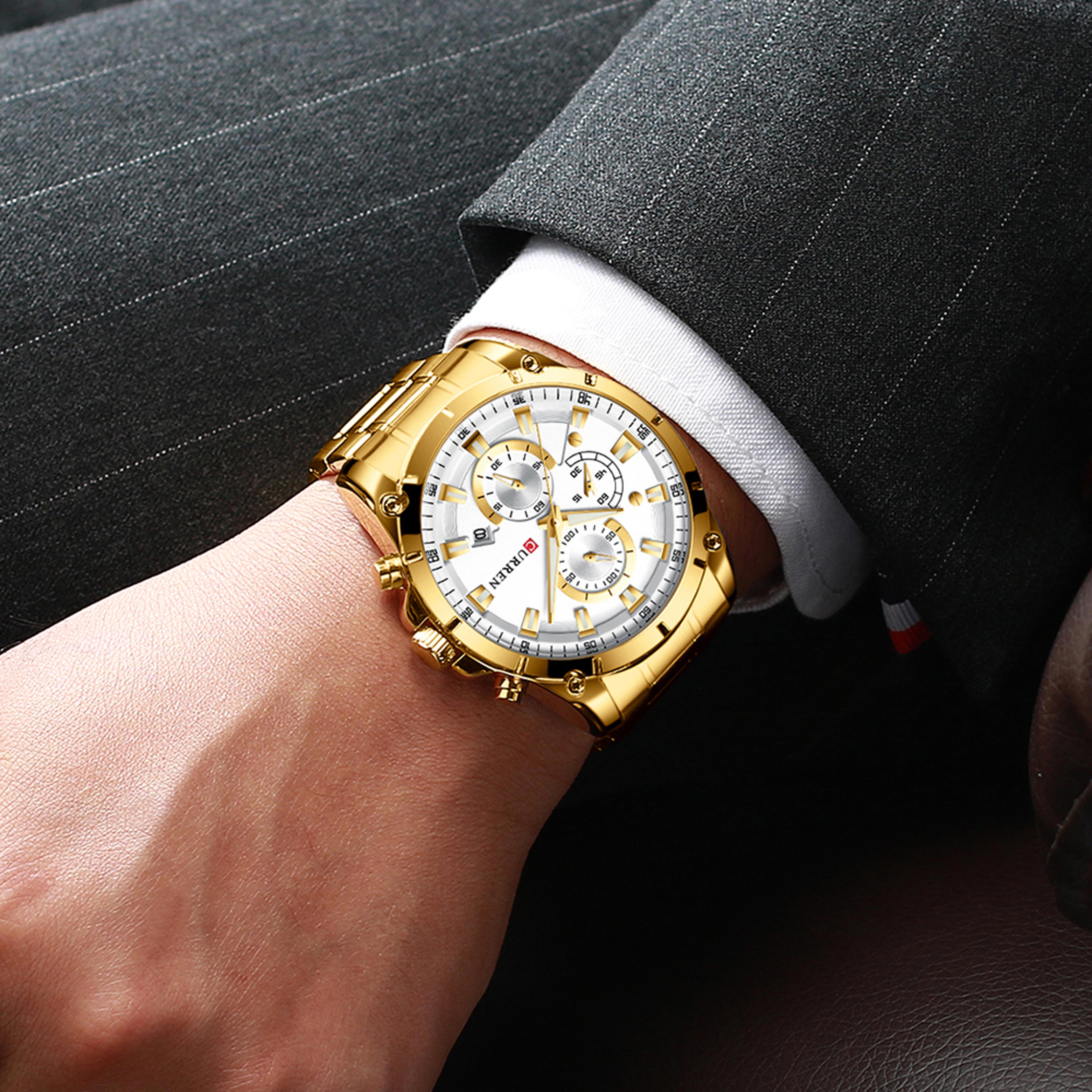 Luxury Automatic Men Watch With Date Display Waterproof Business Casual Wristwatch 2