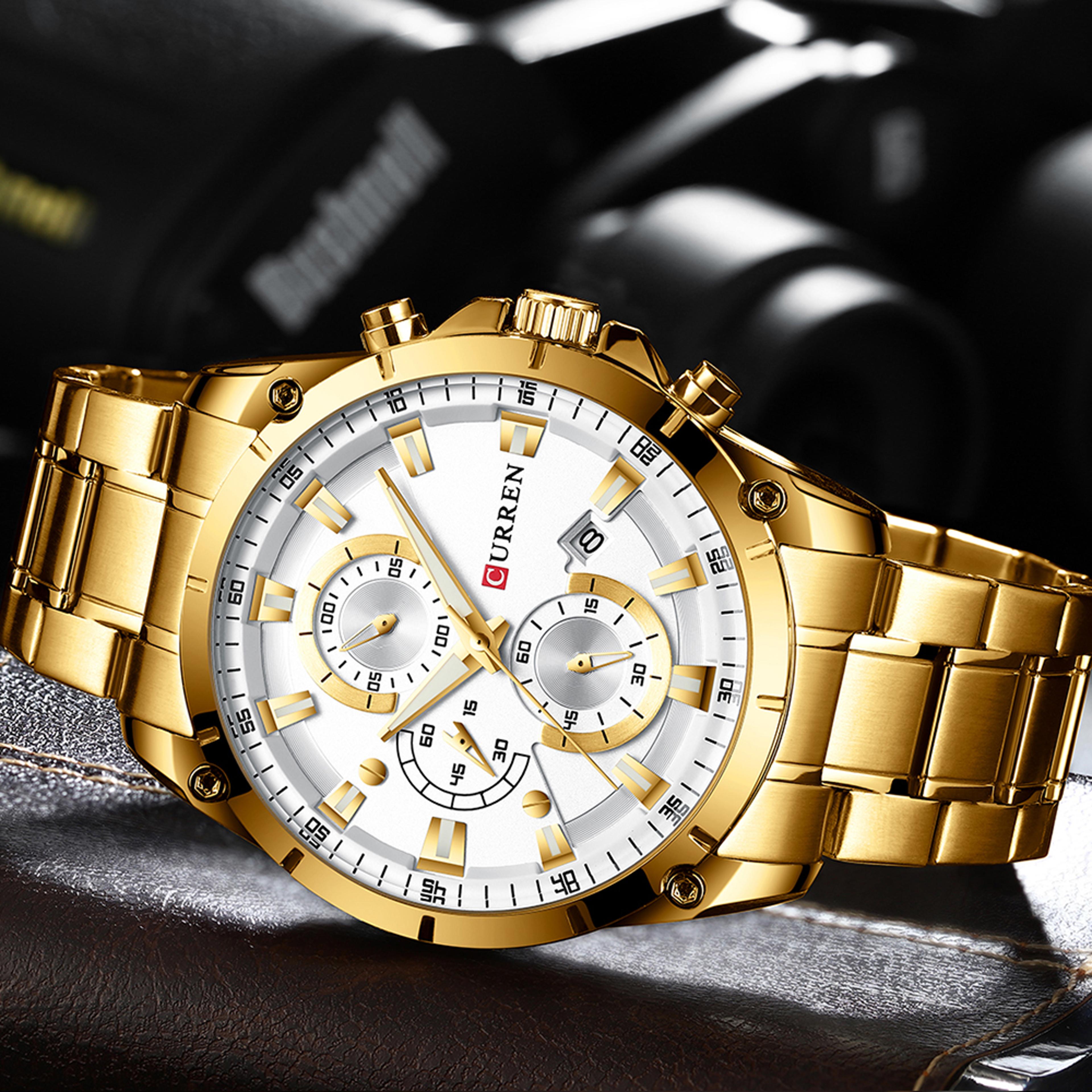 Luxury Automatic Men Watch With Date Display Waterproof Business Casual Wristwatch 1